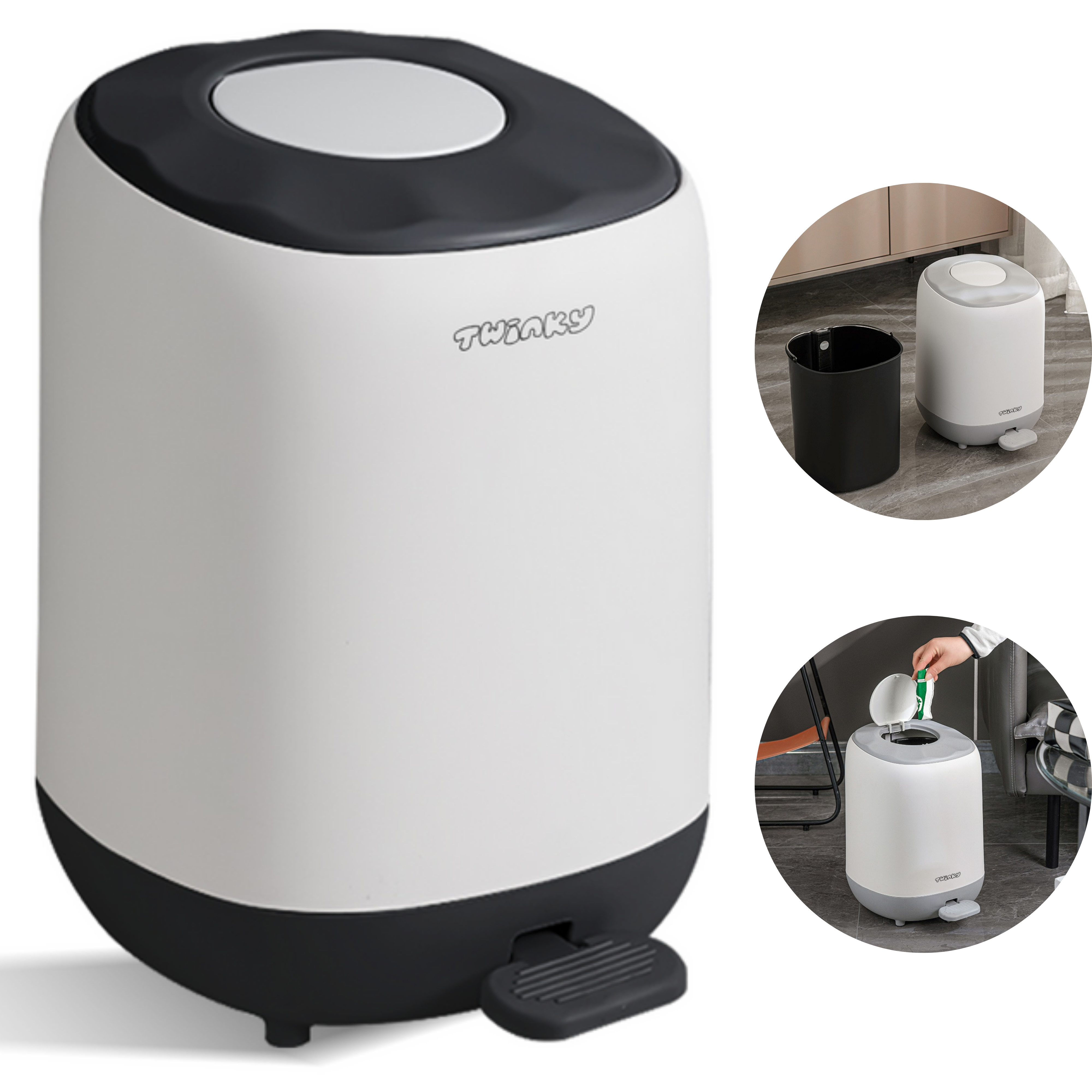 Twinky Luieremmer - Step Model – Zwart