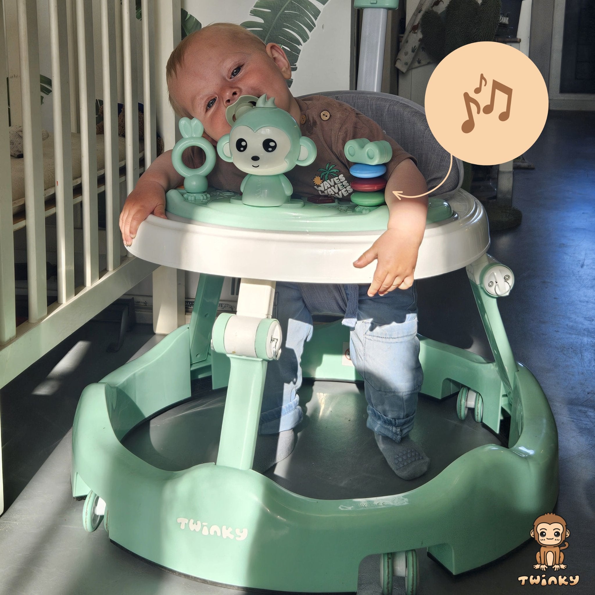 Twinky Babywalker - Walker Mint Green