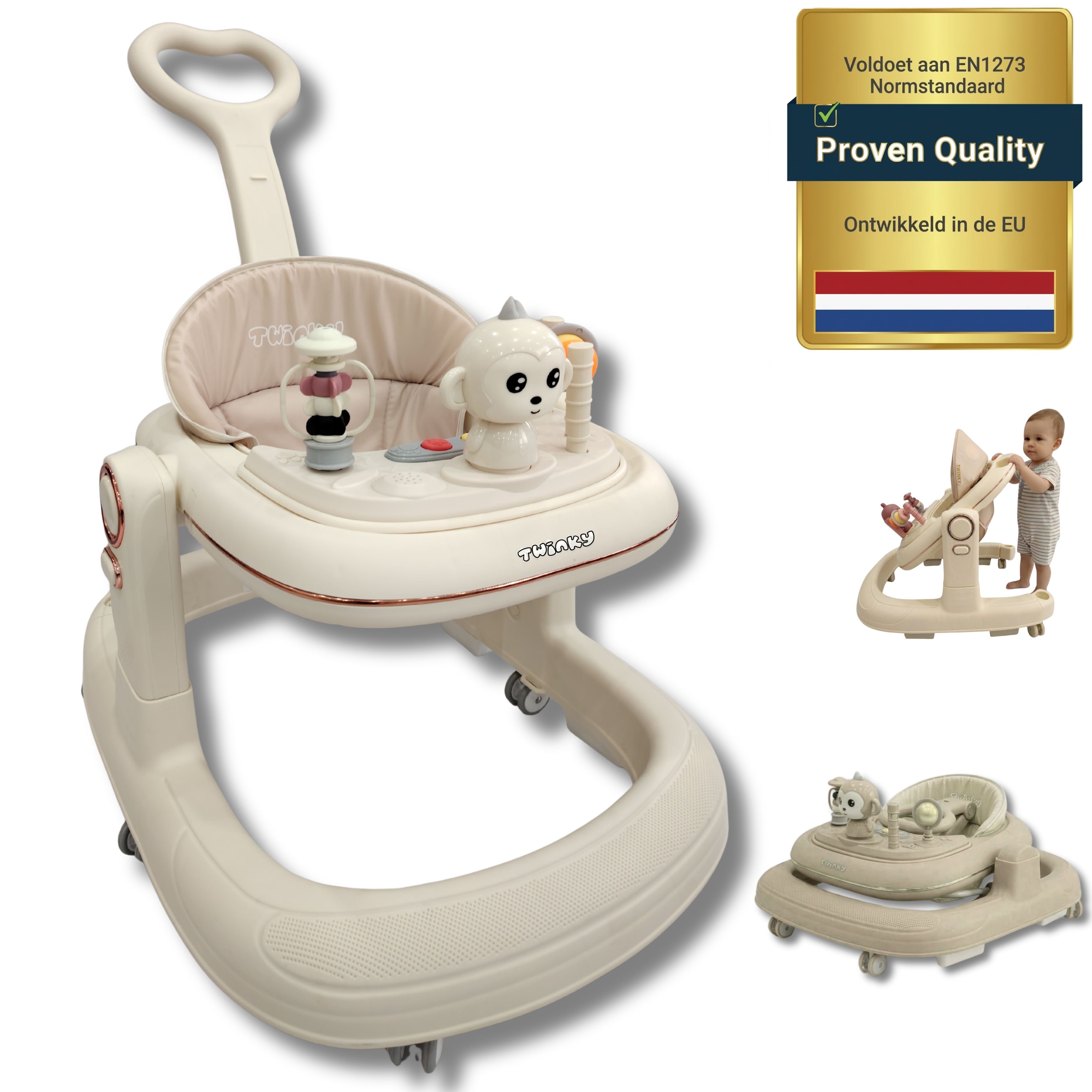 Twinky Babywalker GO - 2-in-1 Walker Seat & Walker