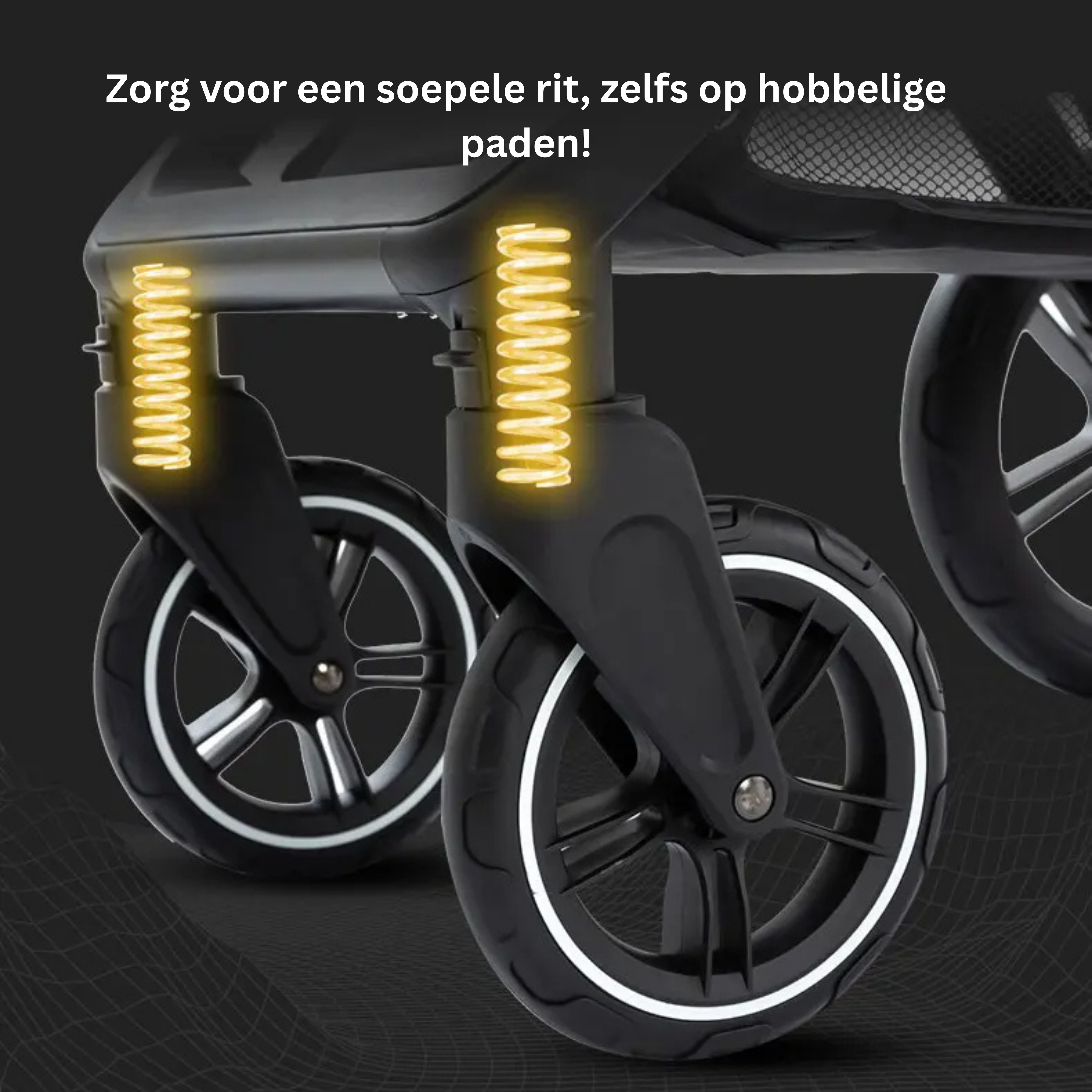 Twinky Poussette 4-en-1 - Gris Foncé (Poussette, Siège Auto & Lit de Voyage en 1)