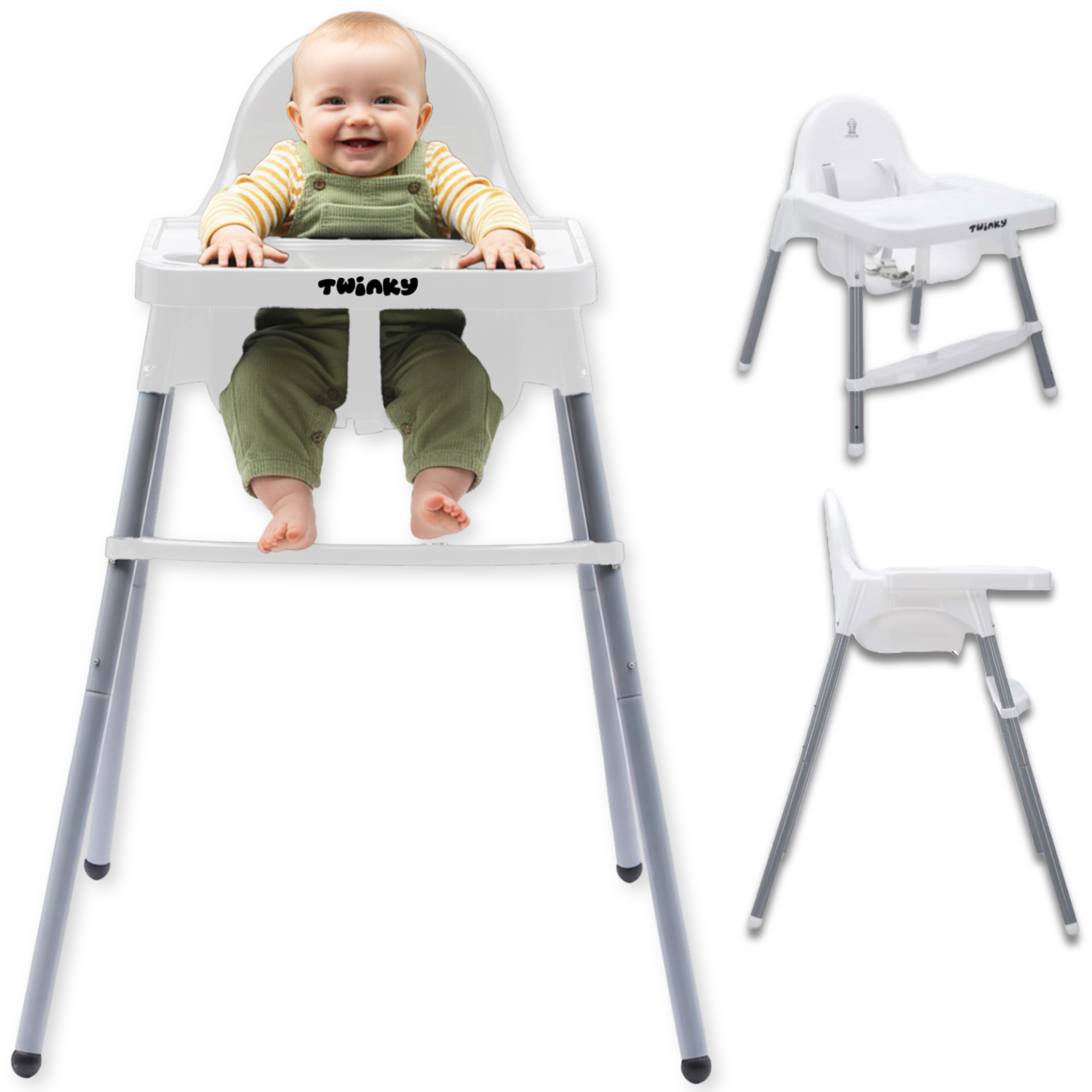 Chaise enfant Twinky ECO - Édition Blanche