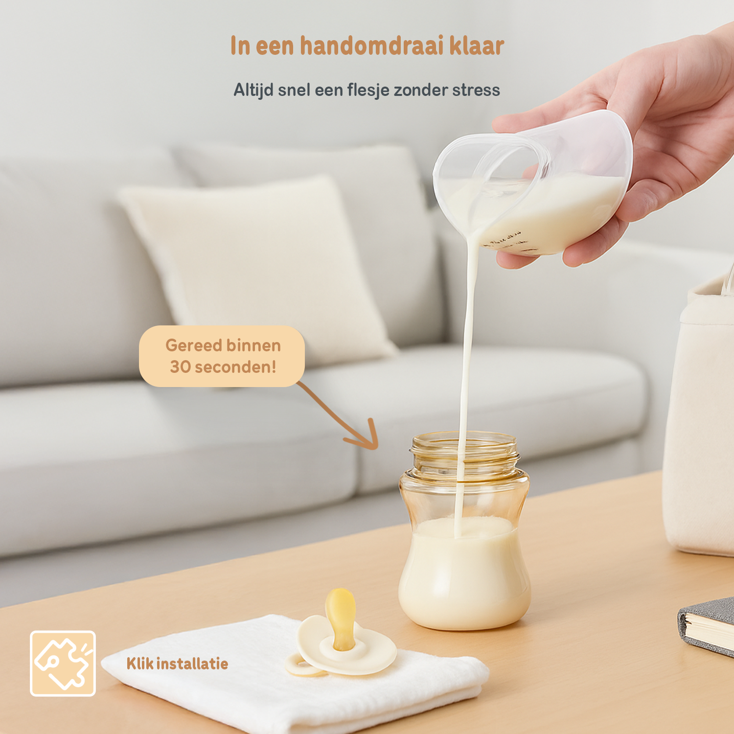 Tire-lait électrique Twinky - Blanc