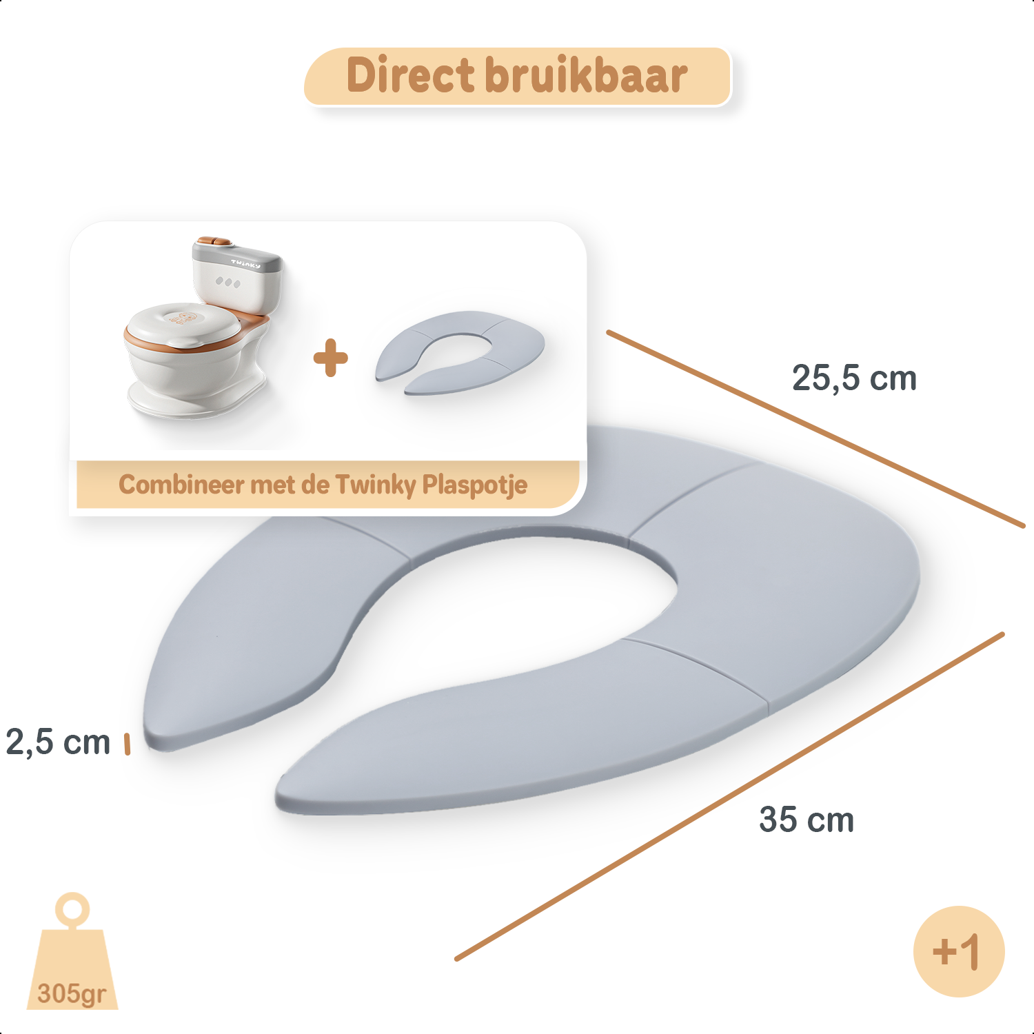 Twinky® Mini Pot – Gris