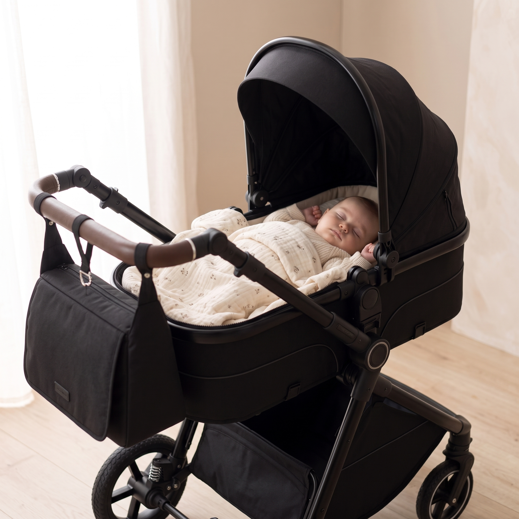 Twinky 4-in-1 Kinderwagen - Black