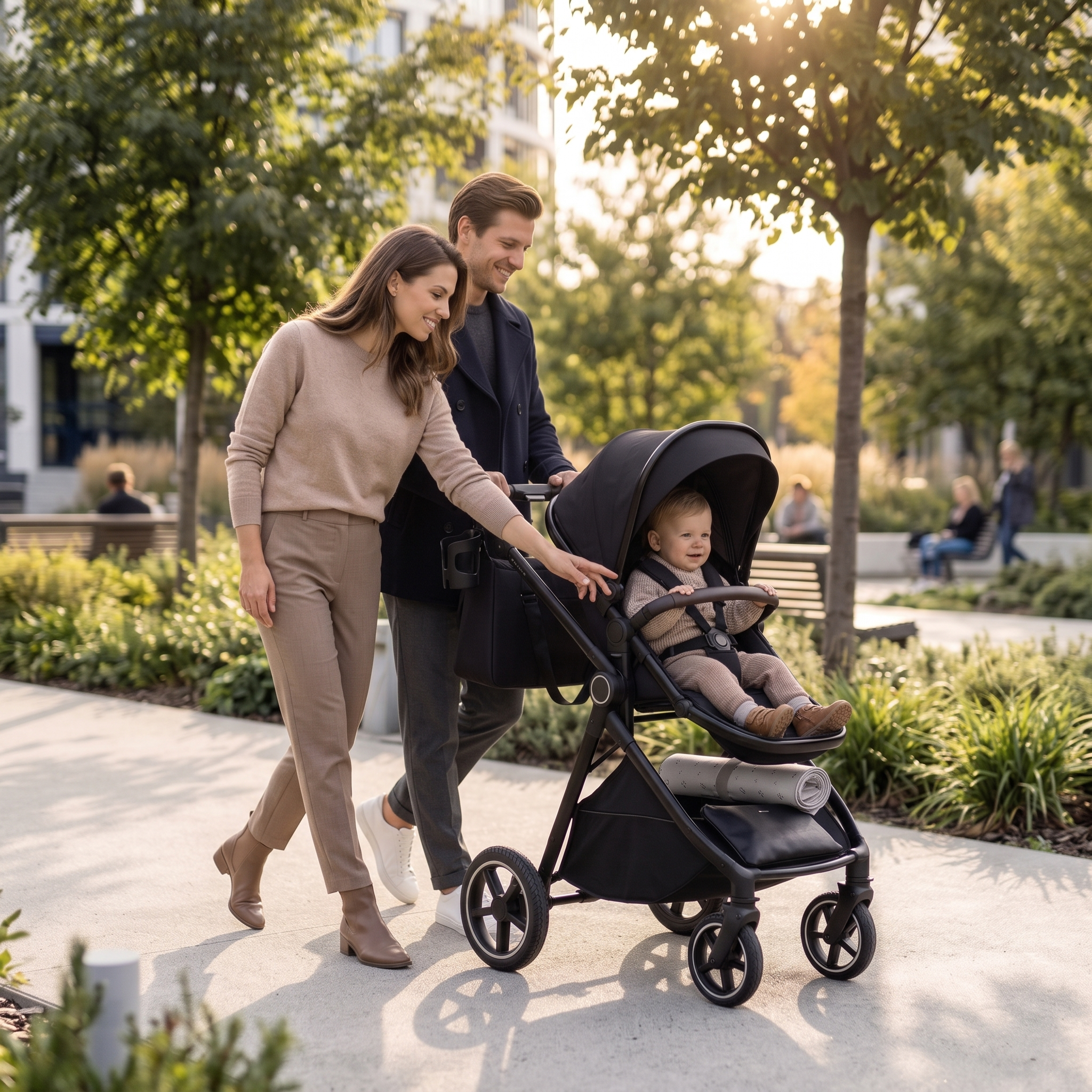 Twinky 4-in-1 Kinderwagen - Black