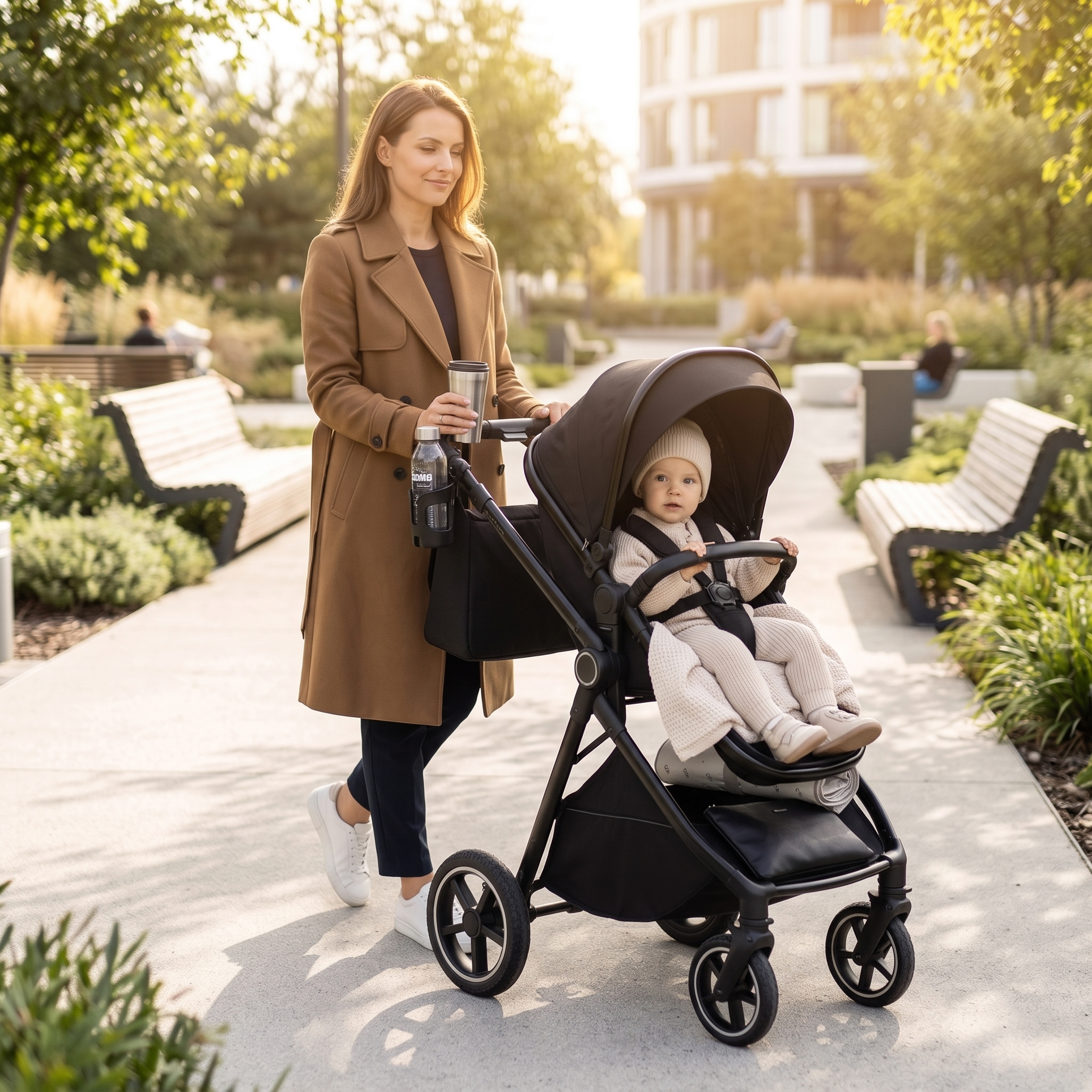 Twinky 4-in-1 Kinderwagen - Black