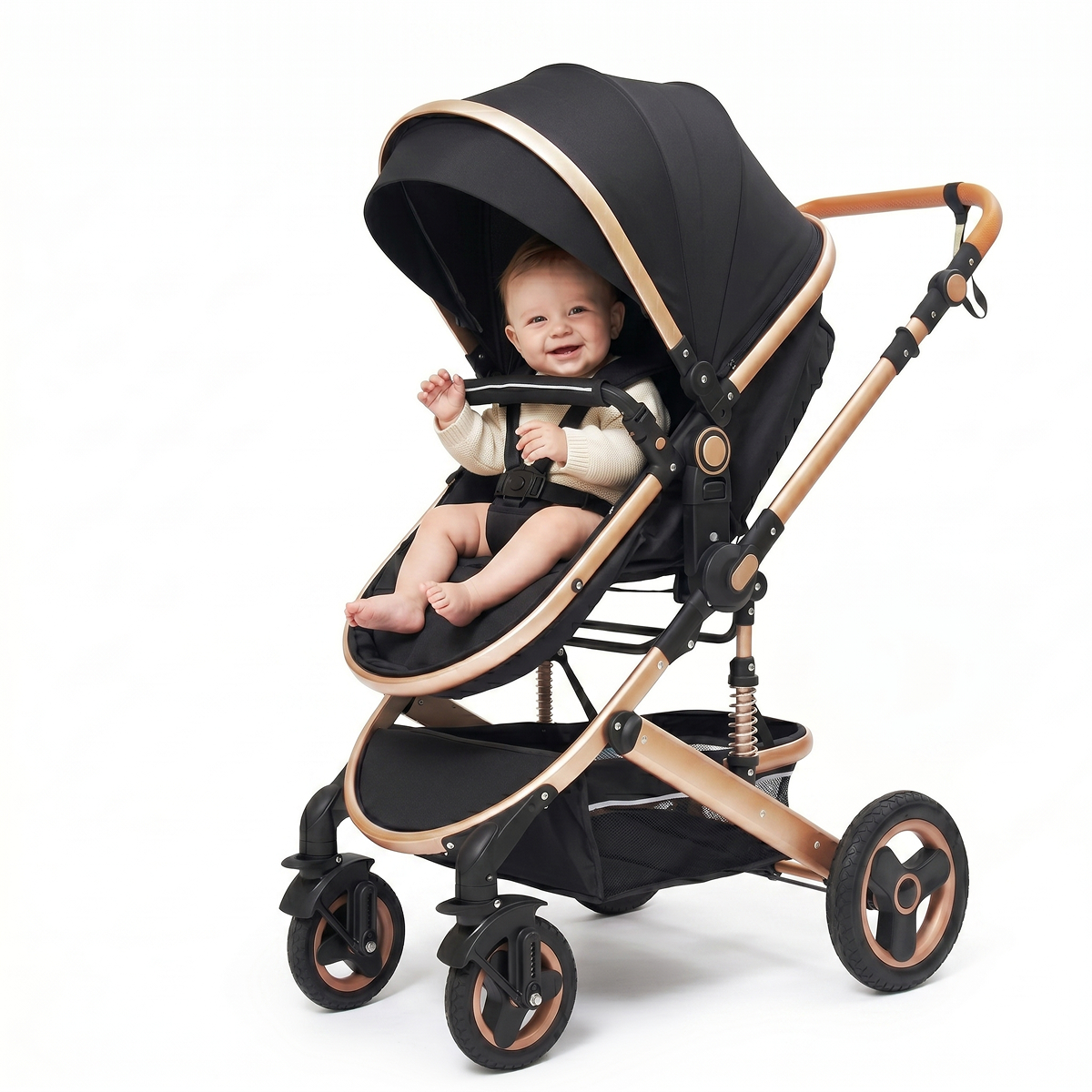 Twinky All-in-1 Stroller Set - Black