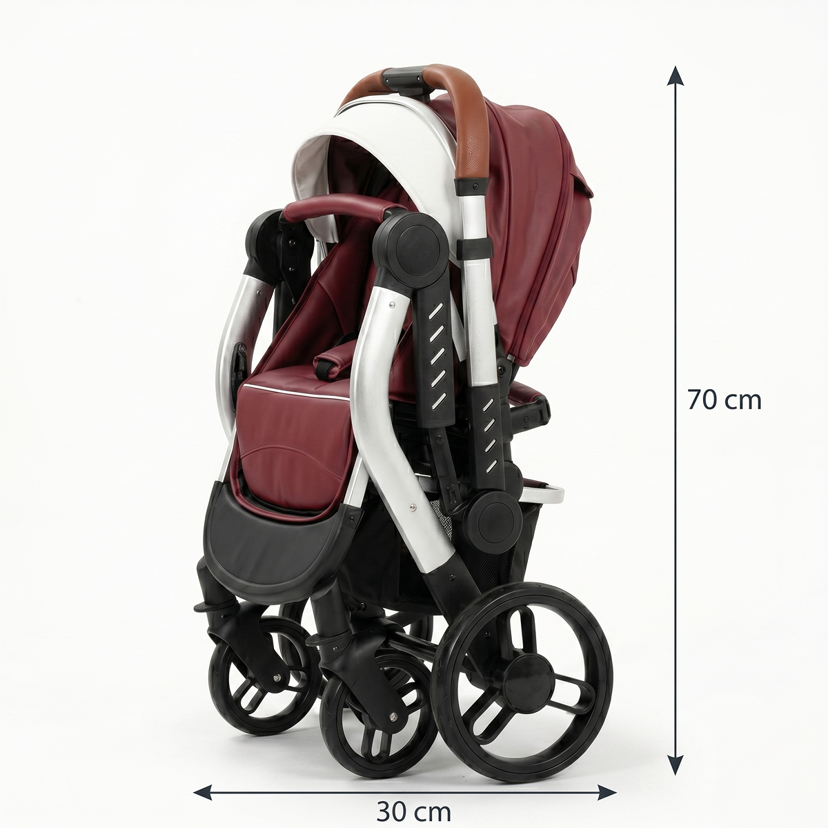 Twinky 4-in-1 Kinderwagen Luxury Set - Bordeaux