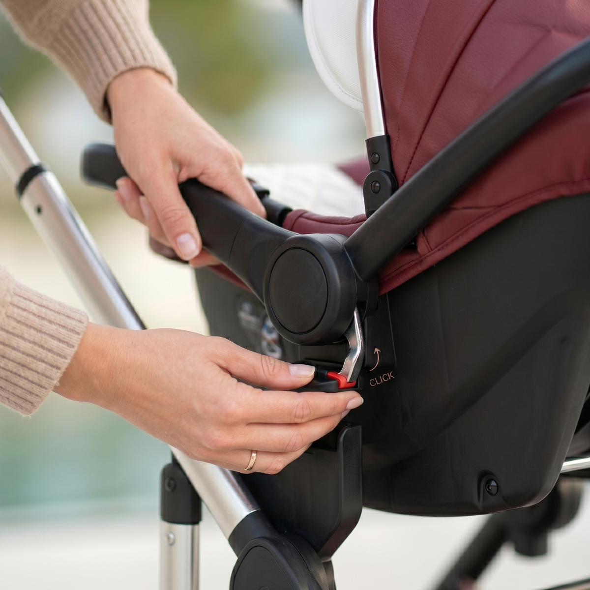Twinky 4-in-1 Kinderwagen Luxury Set - Bordeaux