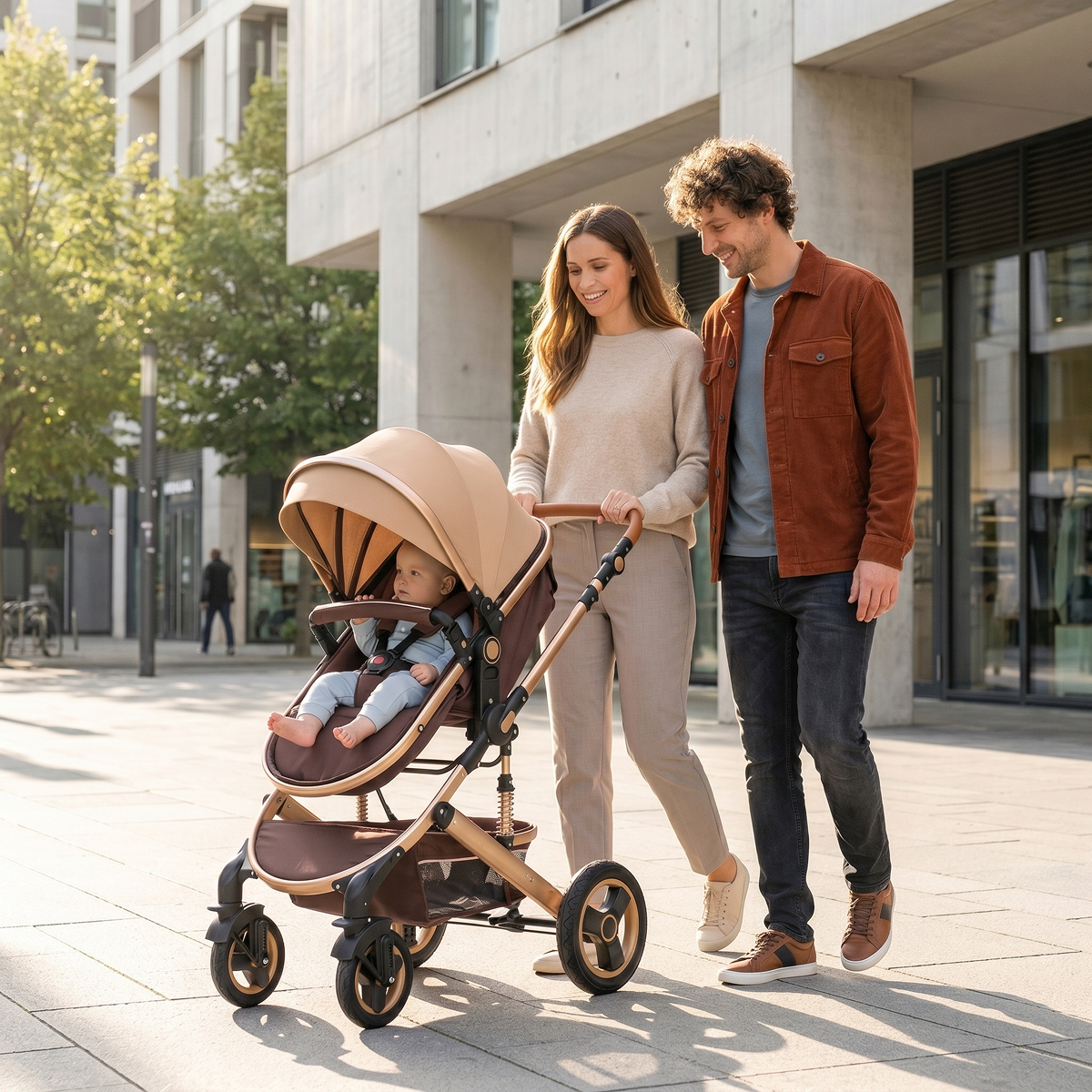 Twinky All-in-1 Kinderwagen Set - Brown