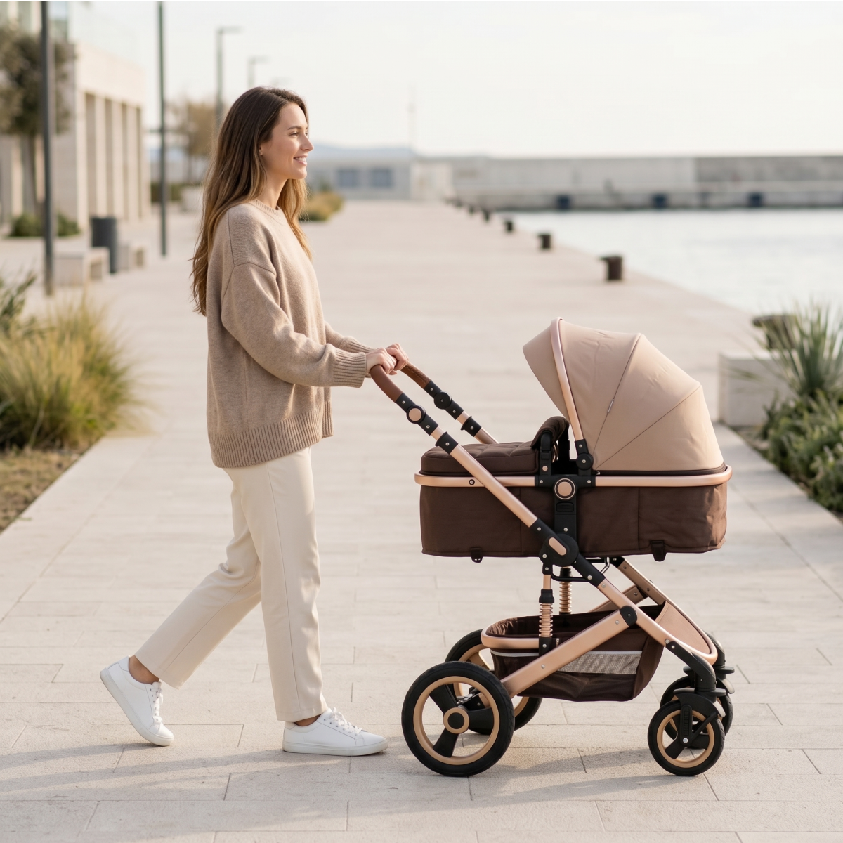 Twinky All-in-1 Kinderwagen Set - Brown