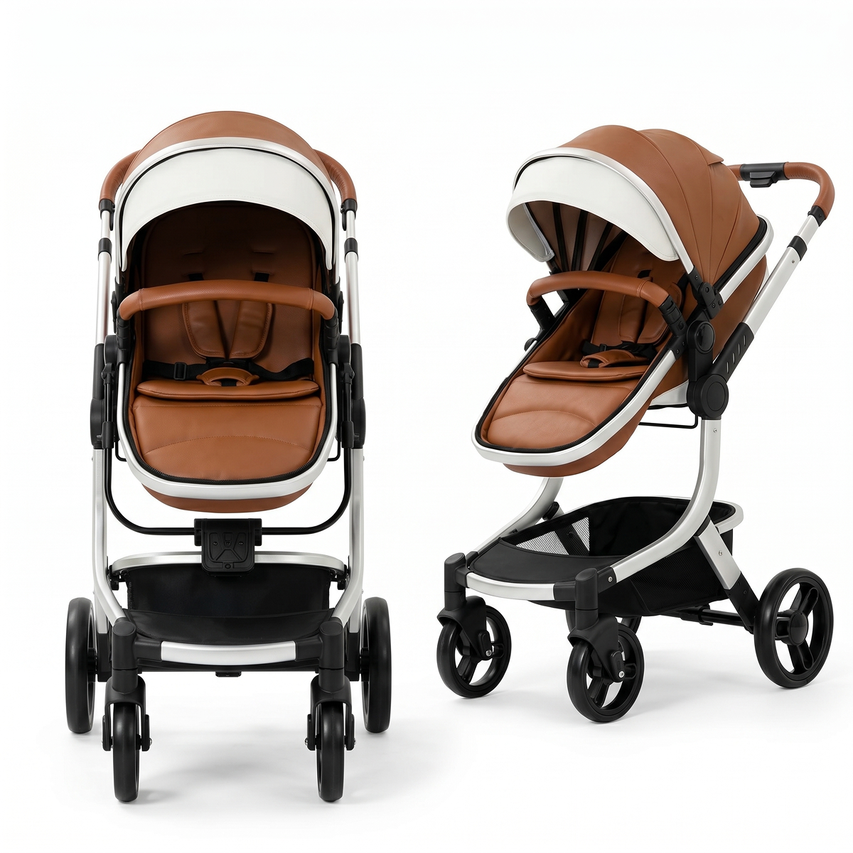 Twinky 4-in-1 Kinderwagen Luxury Set - Brown