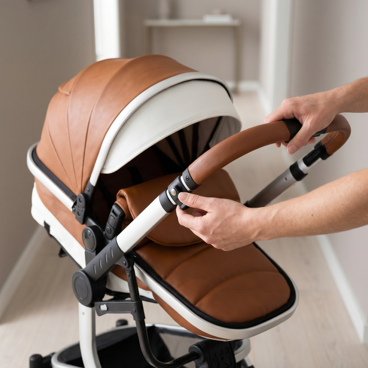 Twinky 4-in-1 Kinderwagen Luxury Set - Brown
