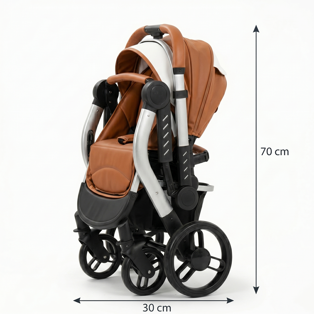 Twinky 4-in-1 Kinderwagen Luxury Set - Brown