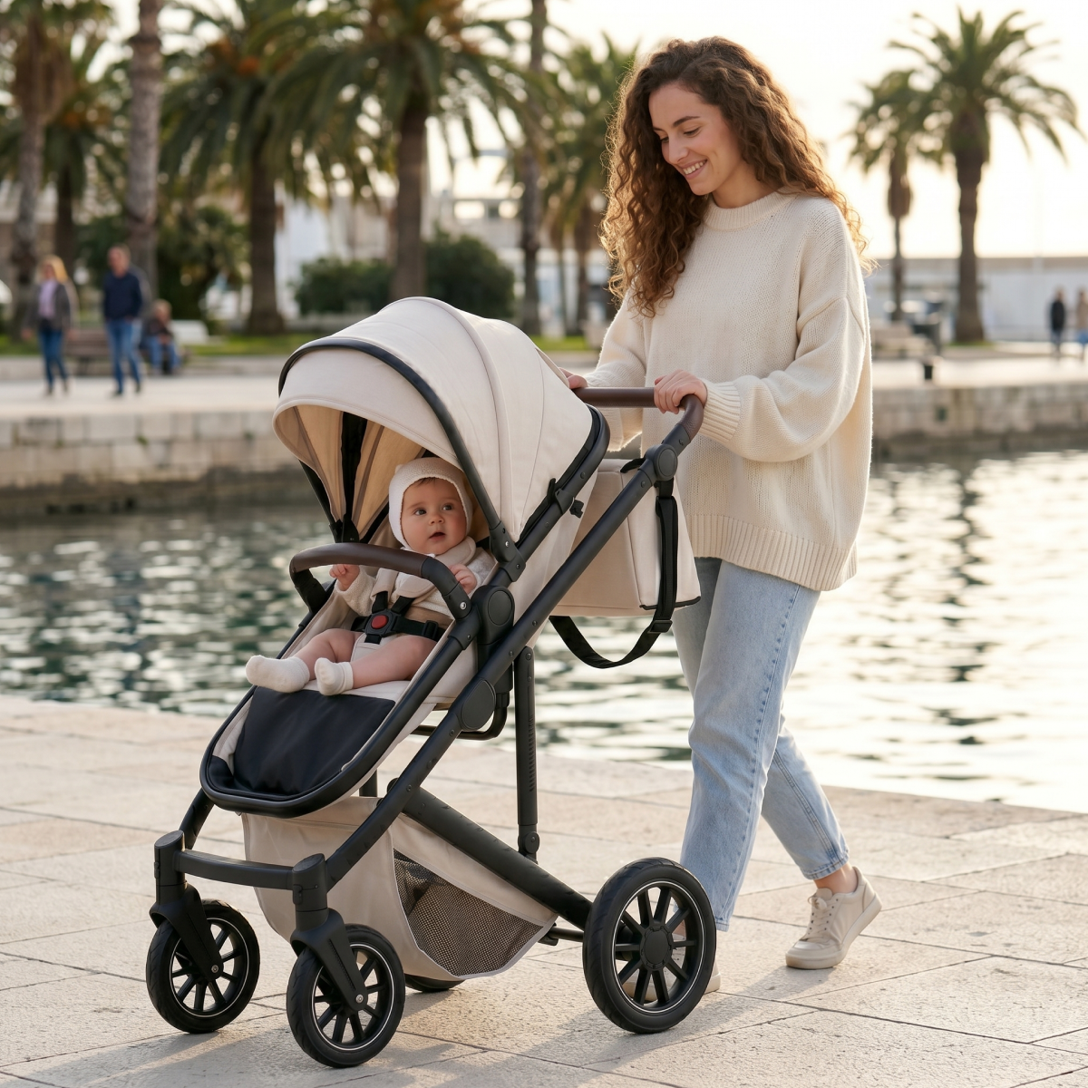 Twinky 4-in-1 Kinderwagen - Beige