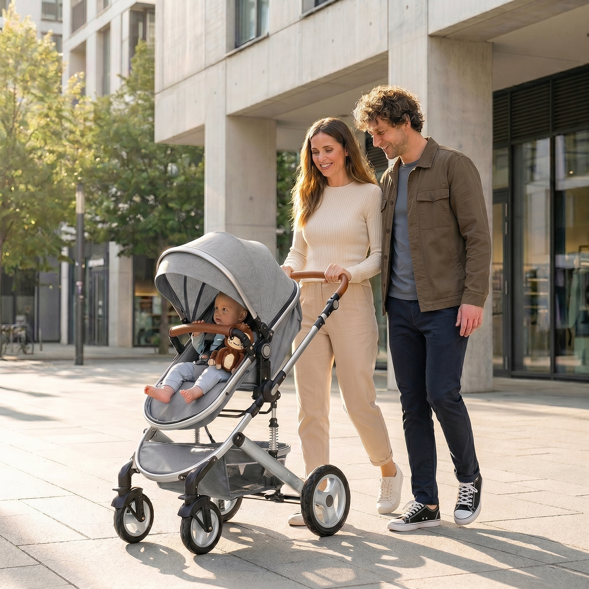 Twinky All-in-1 Stroller Set - Grey