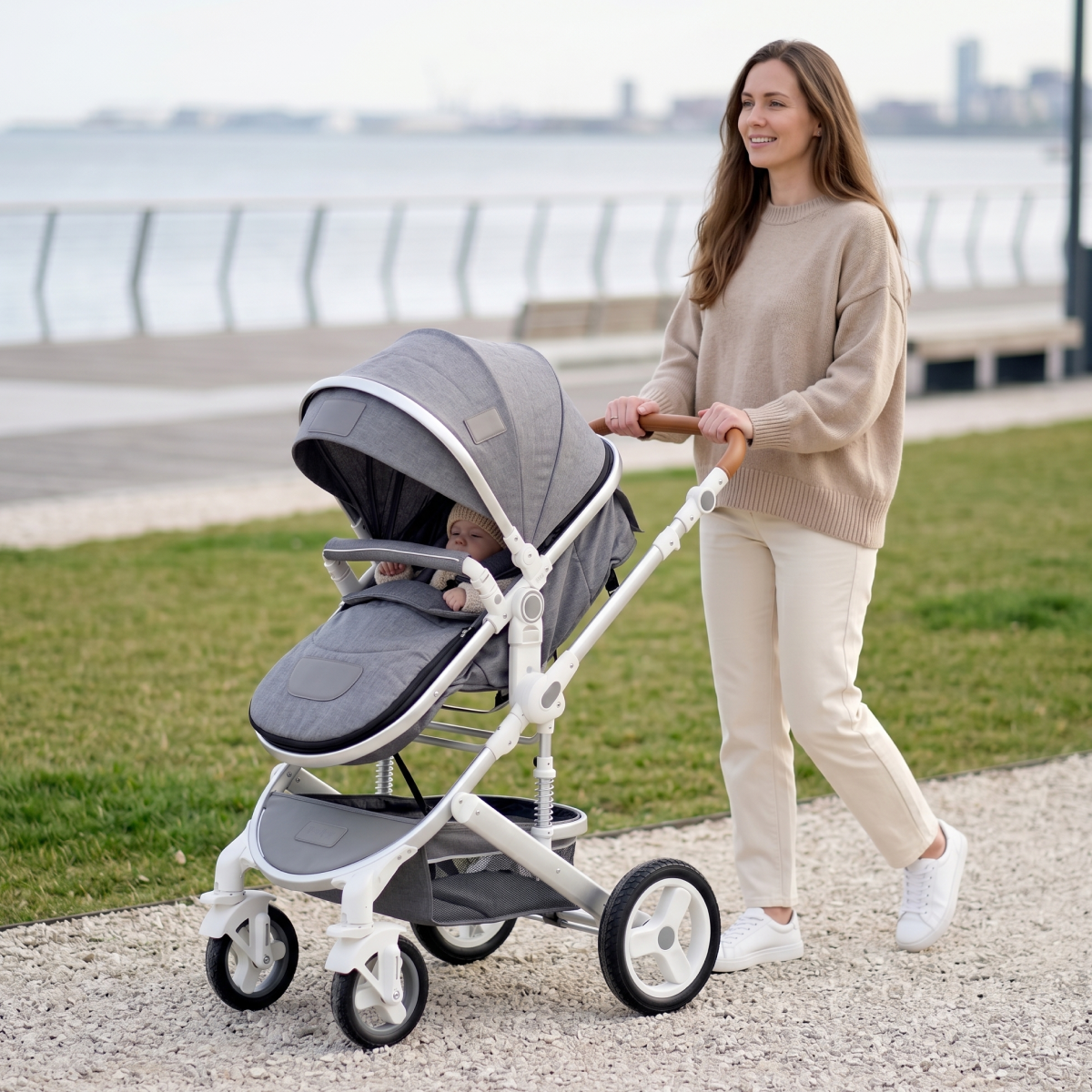 Twinky All-in-1 Stroller Set - Grey