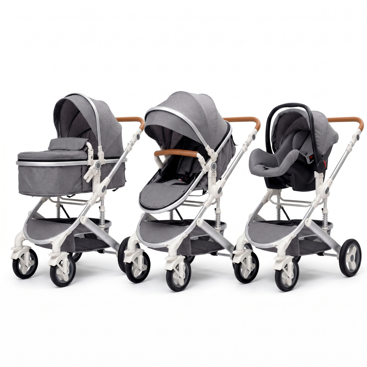 Twinky All-in-1 Stroller Set - Grey