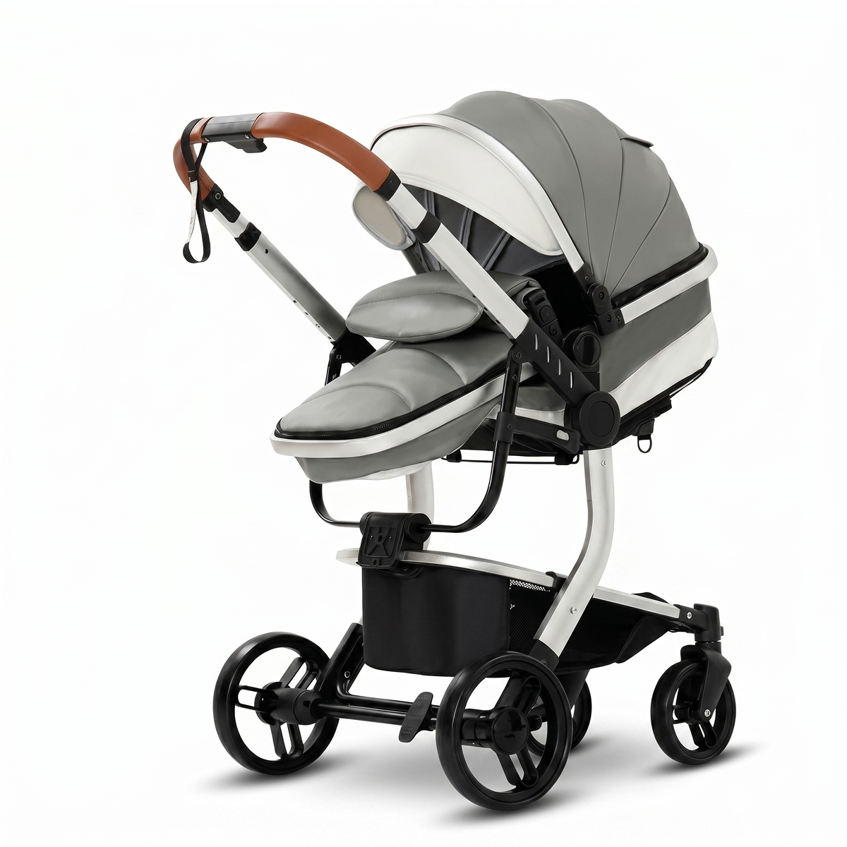 Twinky 4-in-1 Kinderwagen Luxury Set - Grijs