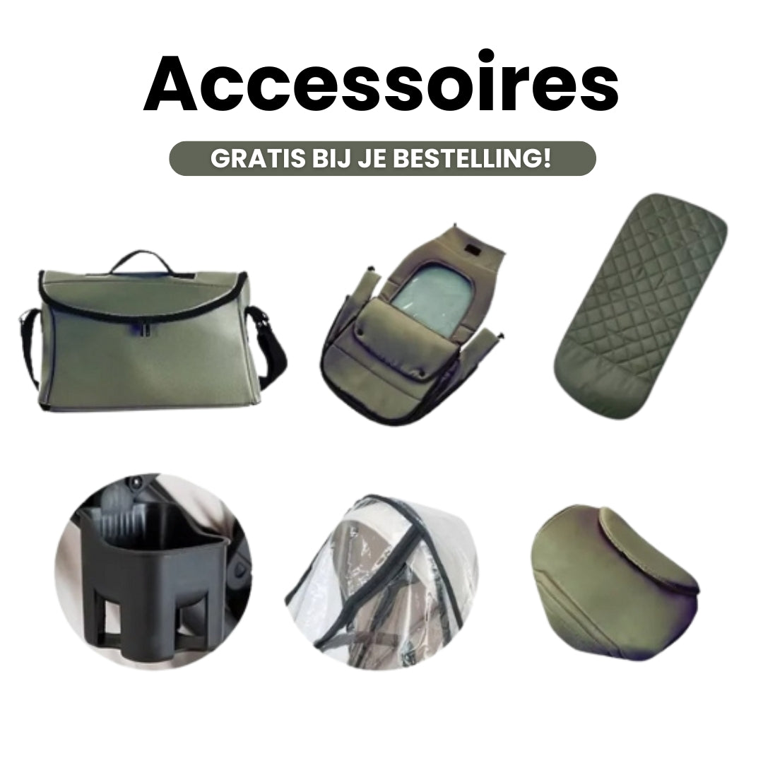 Twinky 4-in-1 Kinderwagen - Army Green