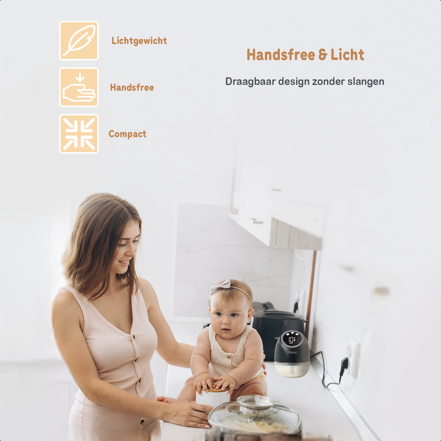 Tire-lait électrique Twinky - Noir