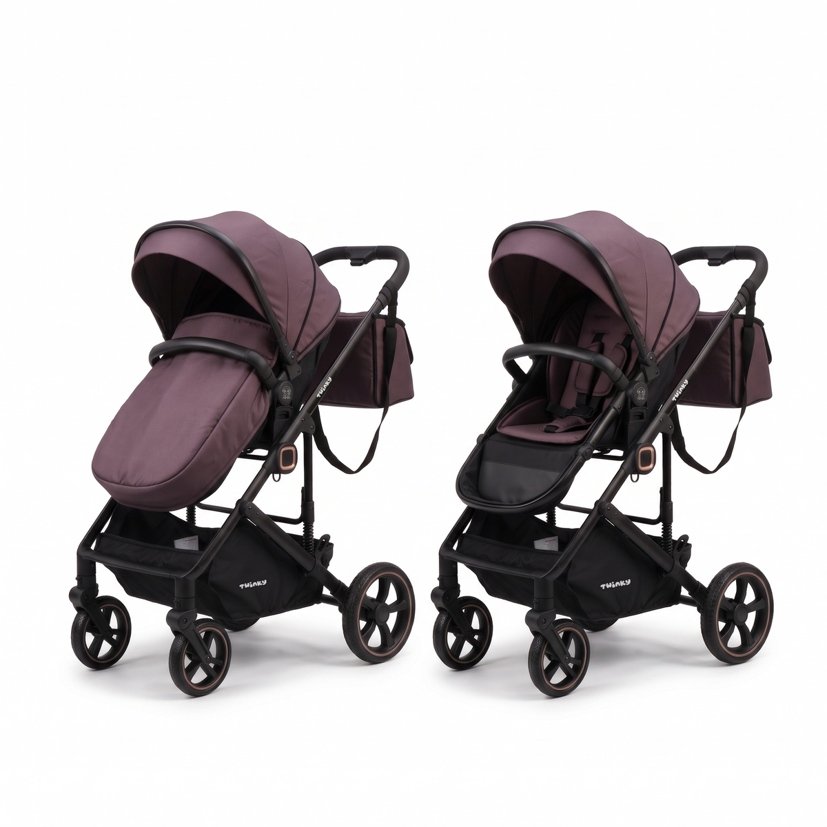 Passeggino Twinky 4 in 1 - Nero