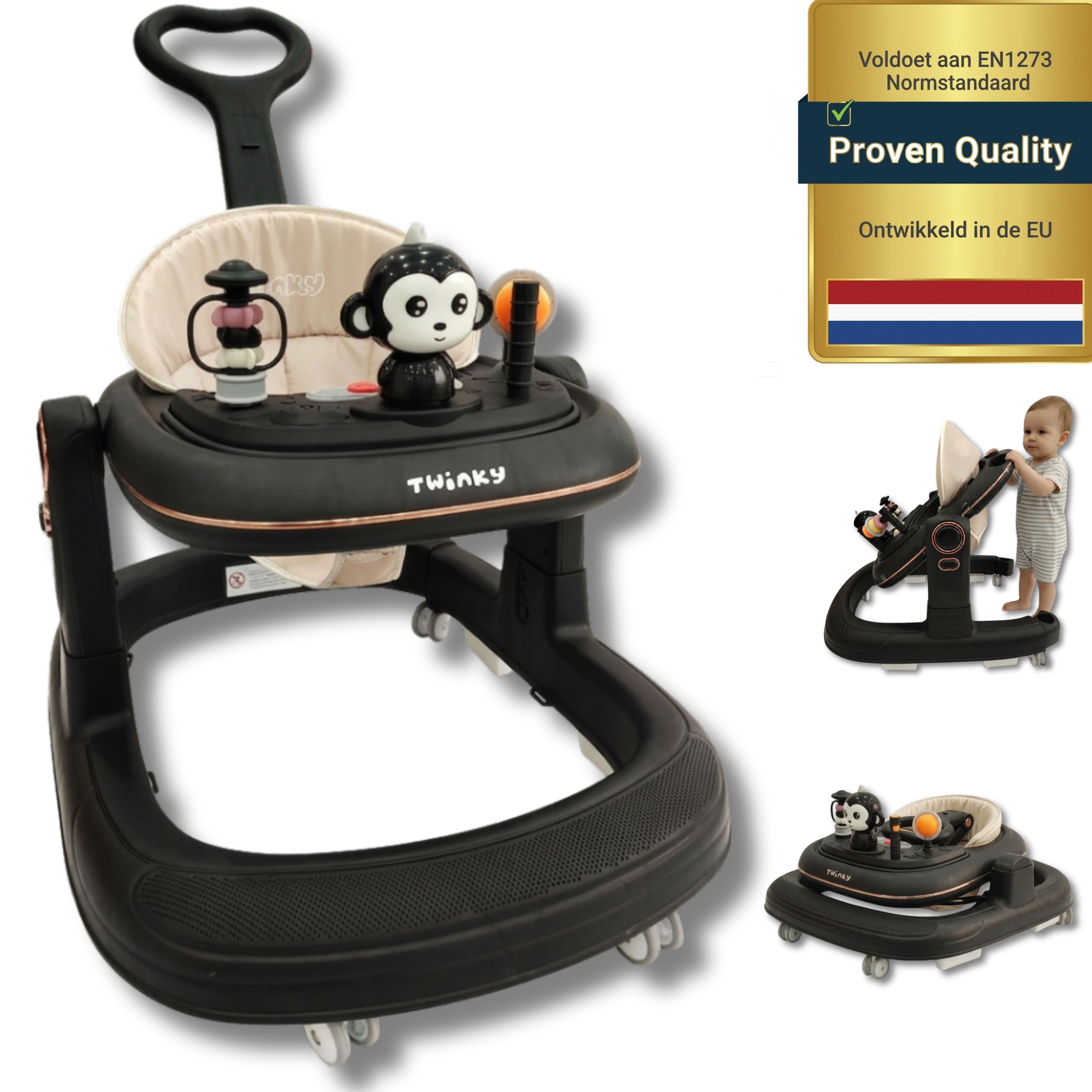 Twinky Babywalker GO - 2-in-1 Walker Seat & Walker