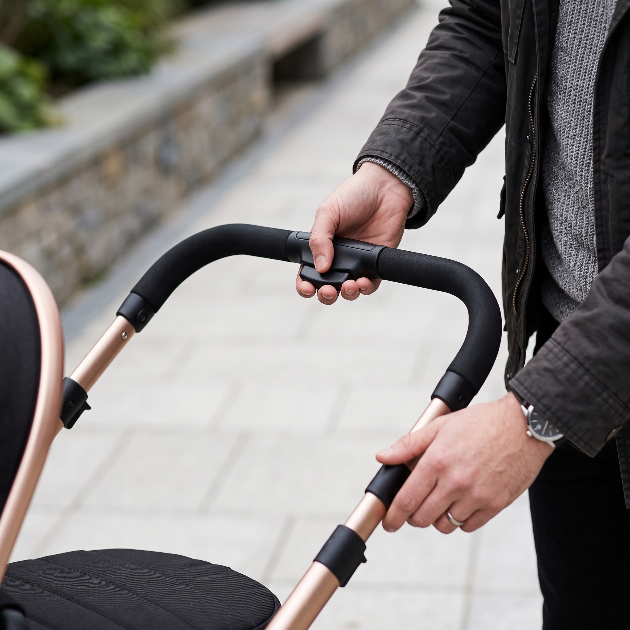 Twinky 4-in-1 Kinderwagen - Rose Gold Black