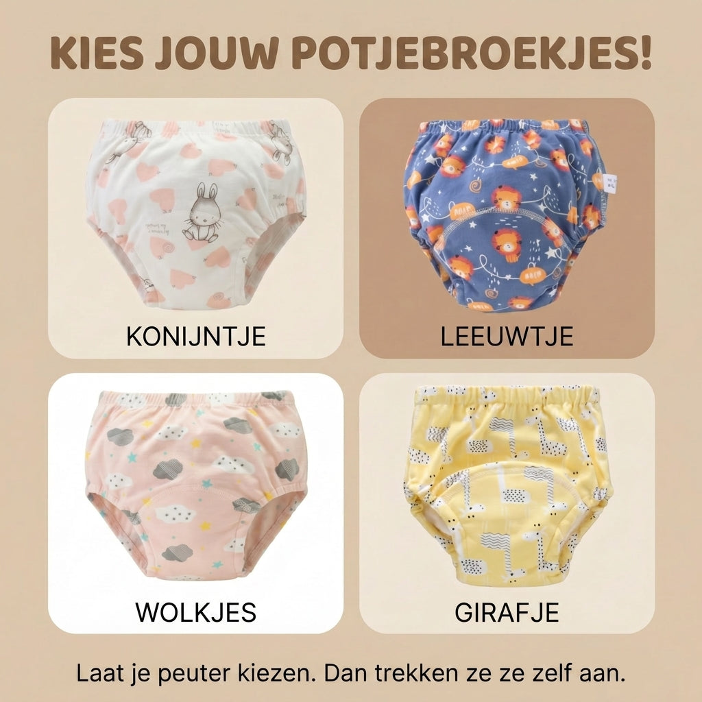 Twinky Comfysnuggs - Wasbare Luiers - Zachte Zindelijkheidstraining Onderbroekjes - Zigzag