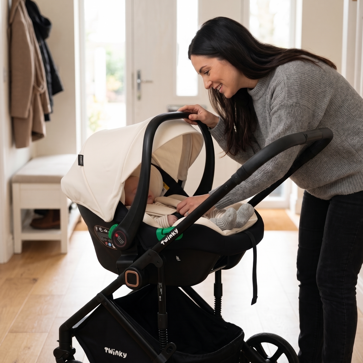 Passeggino Twinky 4 in 1 - Nero