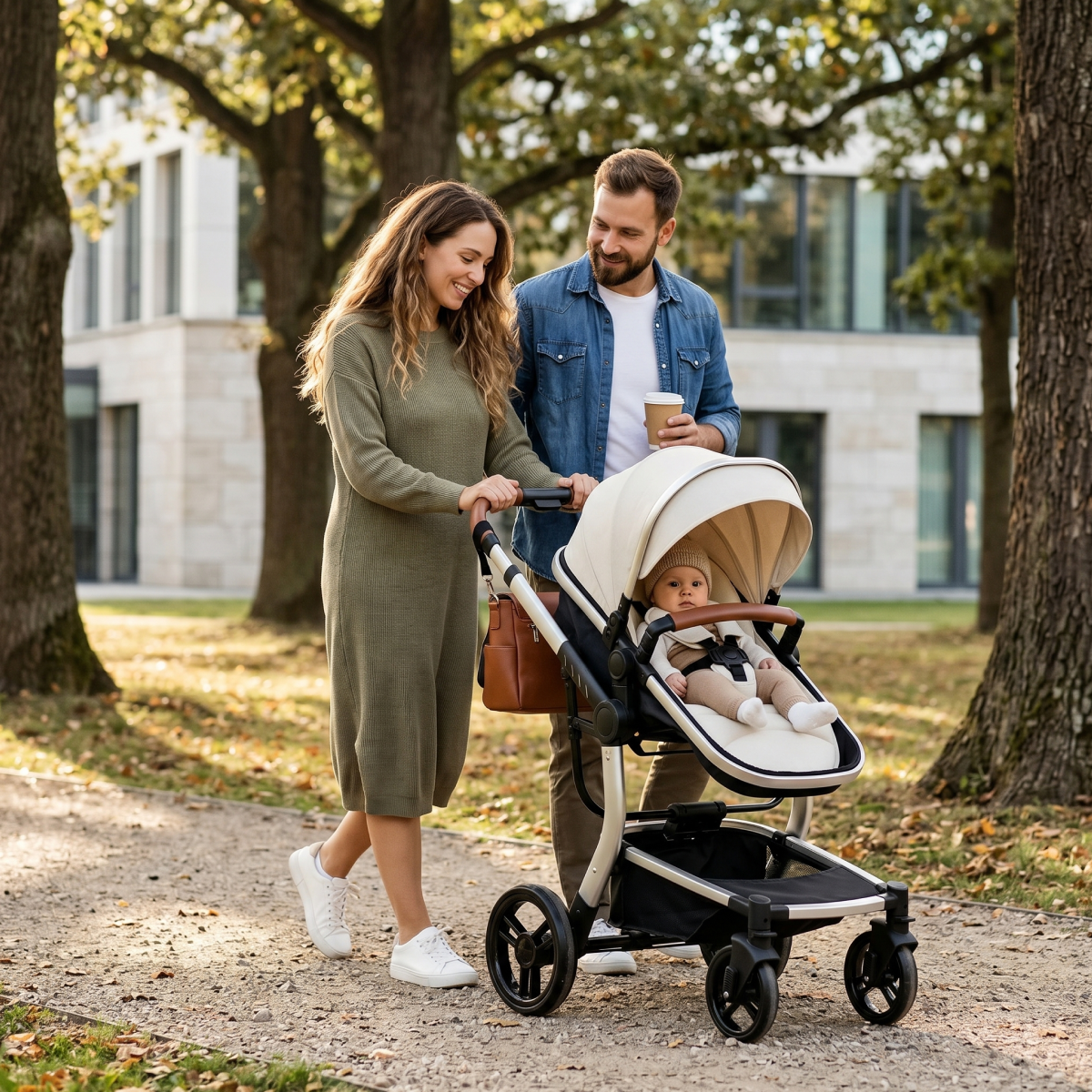 Twinky 4-in-1 Kinderwagen Luxury Set - White