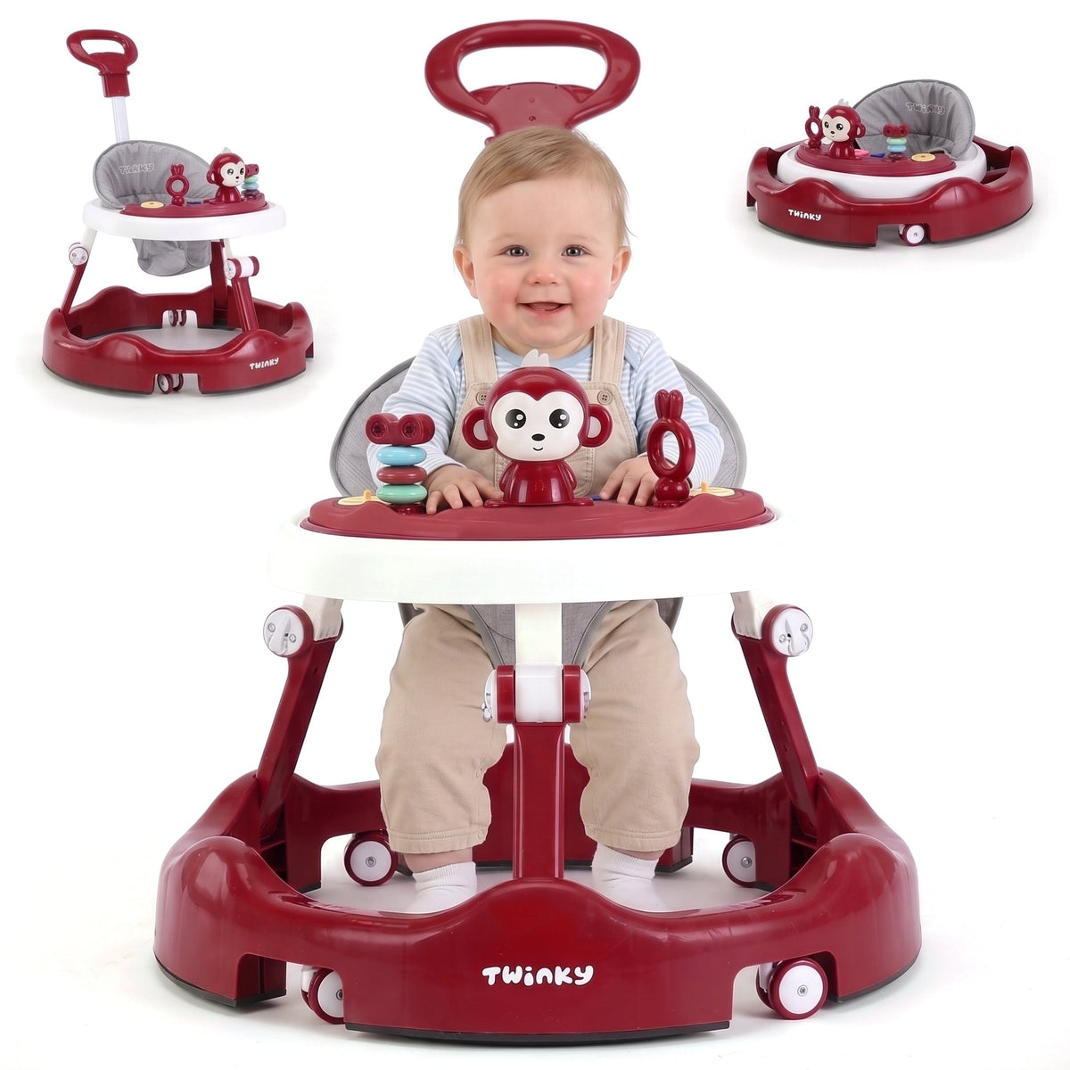 Twinky Babywalker - Loopstoel Bordeaux