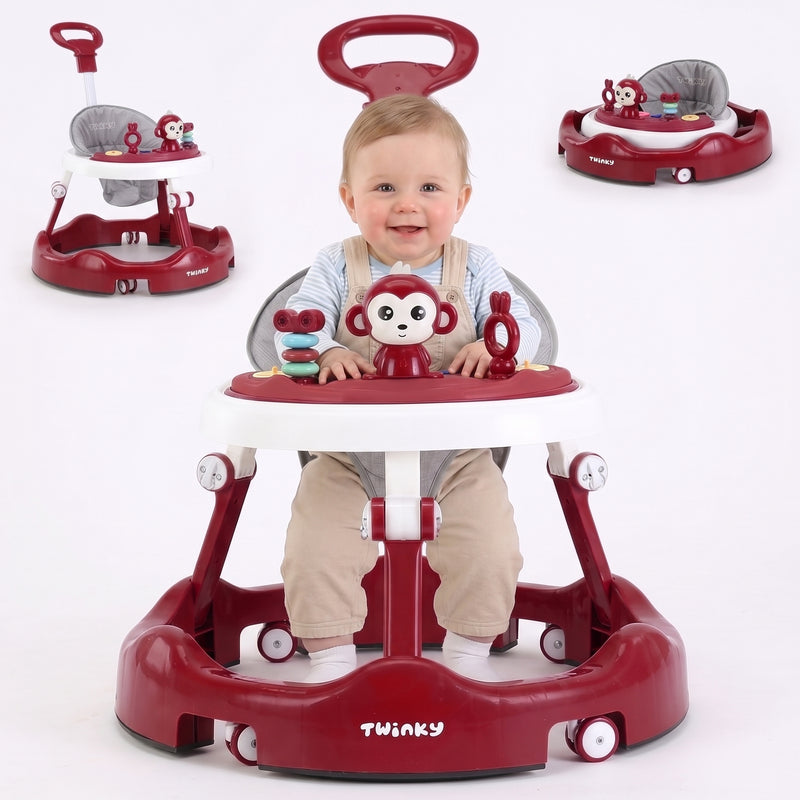 Twinky Babywalker - Loopstoel Bordeaux