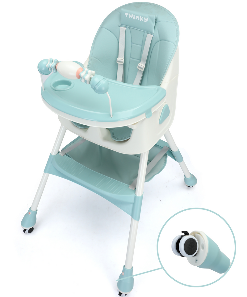 Twinky® Kinderstoel - 2-in-1 Kinderwagenset - Opvouwbare Eetstoel & Kinderwagen voor Baby's en Peuters - Verstelbare, Draagbare en Compacte Babystoel - Geschikt van 6 Maanden tot 4-5 Jaar - Bruin Twinky® Kinderstoel - 2-in-1 Kinderwagenset - Opvouwbare Eetstoel & Kinderwagen voor Baby's en Peuters - Verstelbare, Draagbare en Compacte Babystoel - Geschikt van 6 Maanden tot 4-5 Jaar - Bruin