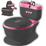 Twinky Plaspotje – Toilettrainer voor Kind, Peuter & Baby - Zwart Pink