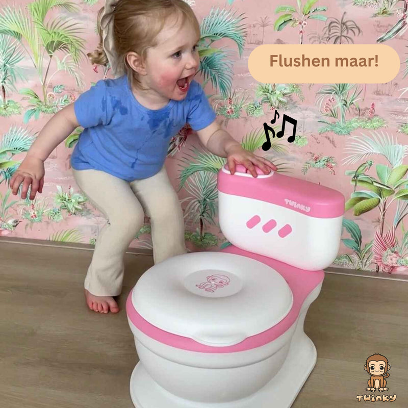 Twinky Plaspotje – Toilettrainer voor Kind, Peuter & Baby - Bruin