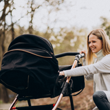 Twinky 3-in-1 Kinderwagen Luxury Set - Buggy, Autostoel & Reisbedje in 1 (Black)