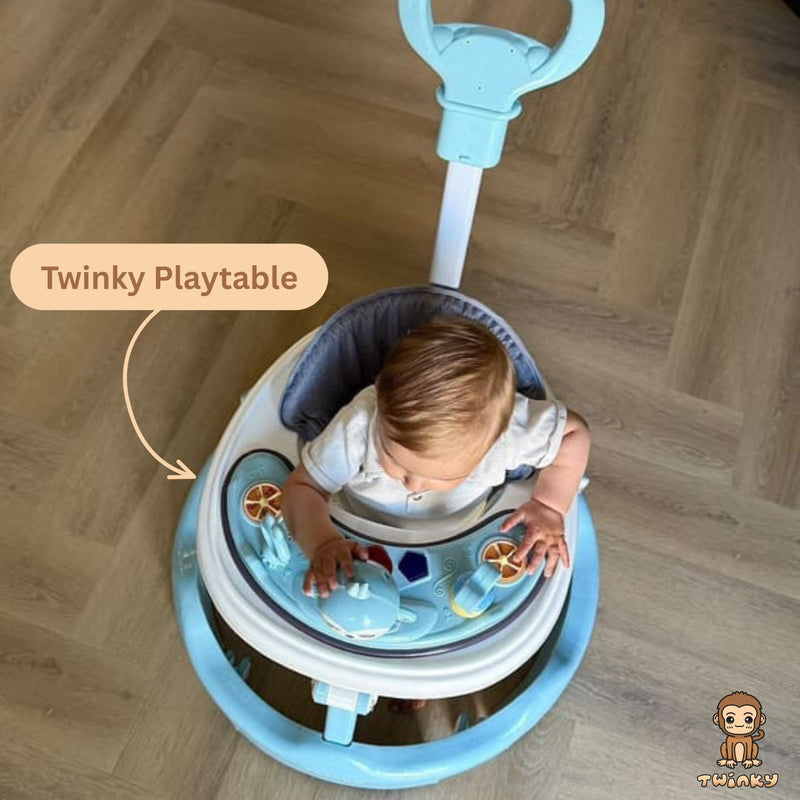 Baninni Maya loopwagen voor baby's, 5-in-1, meisjes, jongens, schaalbaar, babywandeling met muziek en licht, stille wielen, schommelmodus, vanaf 6 maanden Baninni Maya loopwagen voor baby's, 5-in-1, meisjes, jongens, schaalbaar, babywandeling met muziek en licht, stille wielen, schommelmodus, vanaf 6 maanden