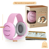 Twinky Baby Muffy's - Gehoorbescherming voor Baby en Peuter - Roze