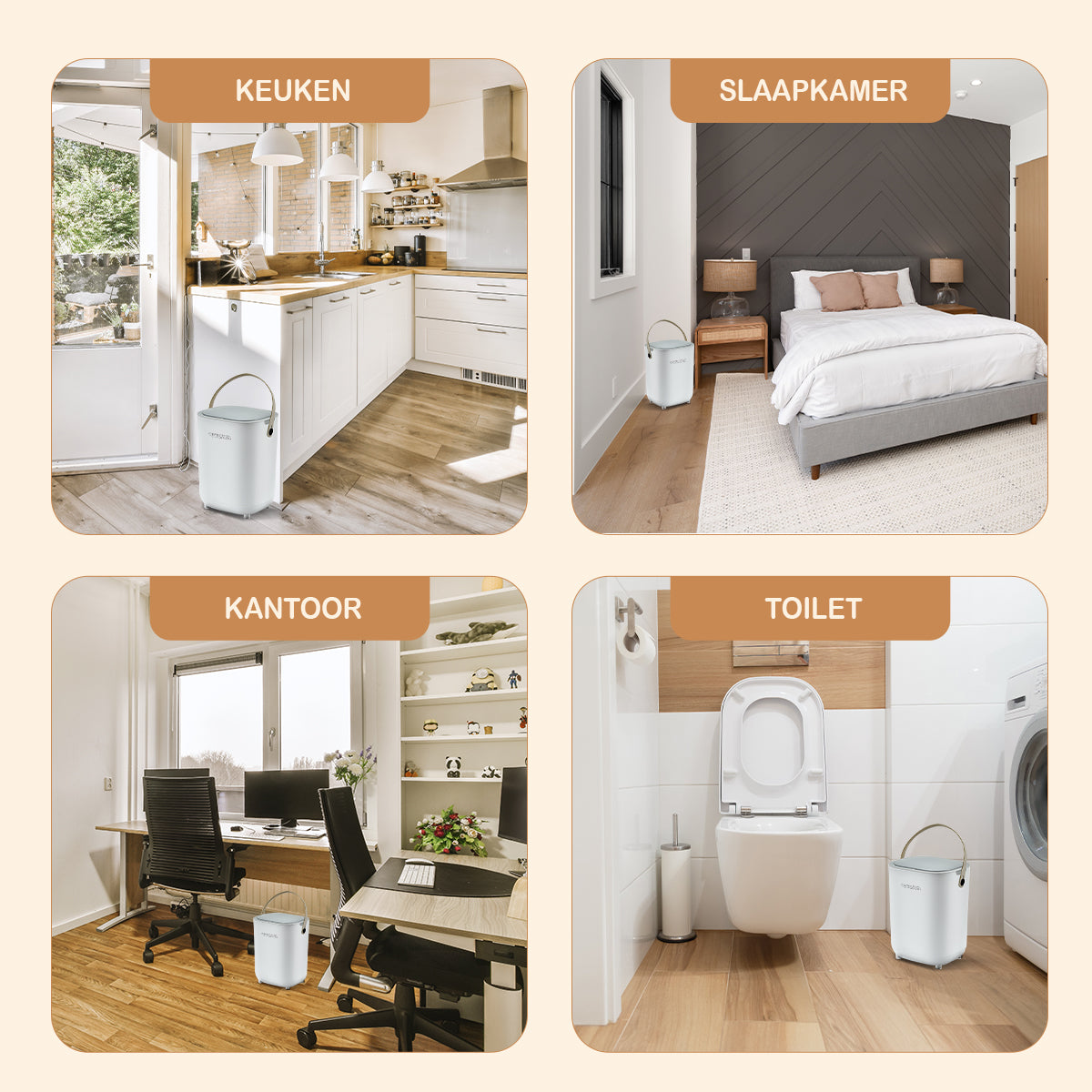 Twinky Poubelle à Couches - Modèle à Capteur – Gris