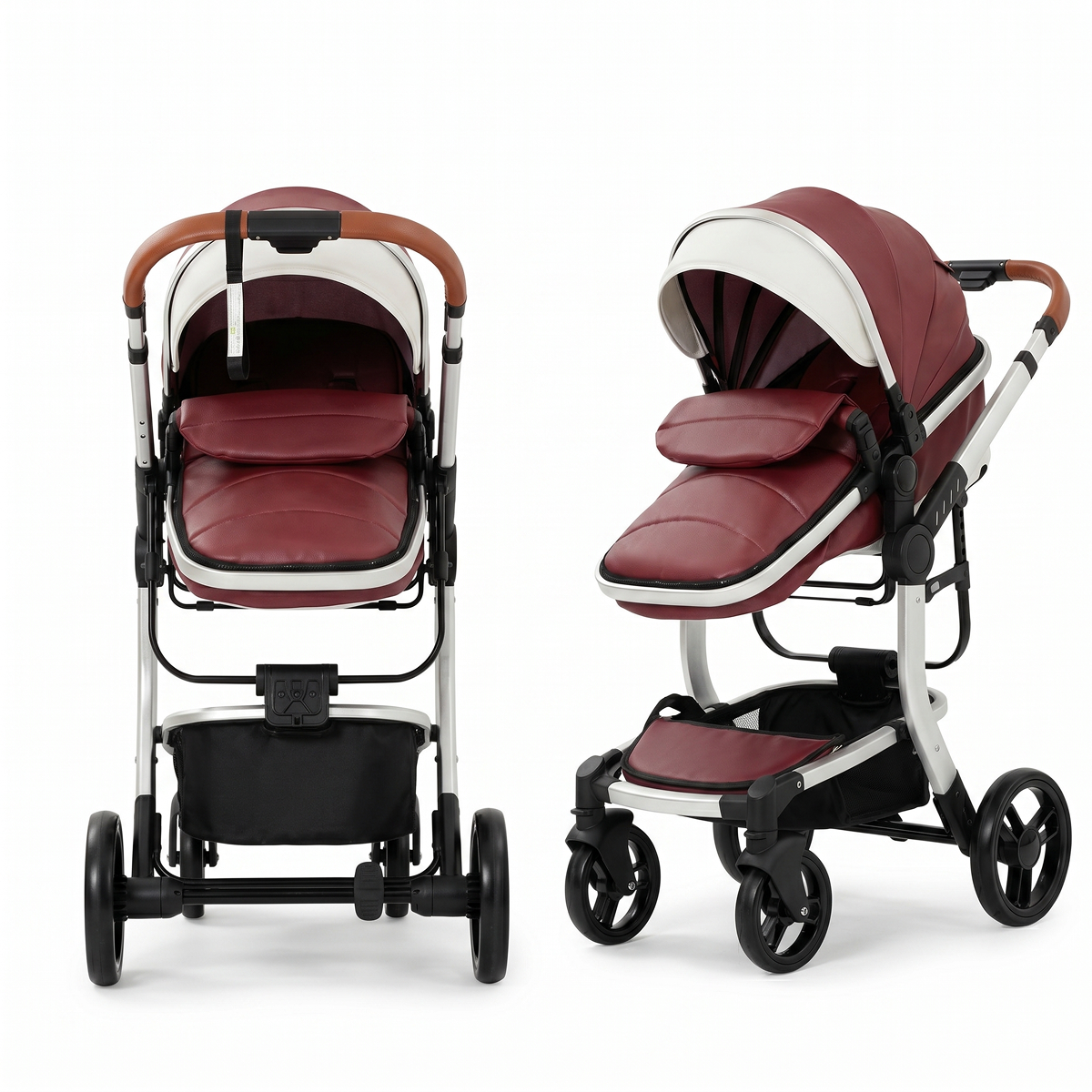 Twinky 4-in-1 Kinderwagen Luxury Set - Bordeaux