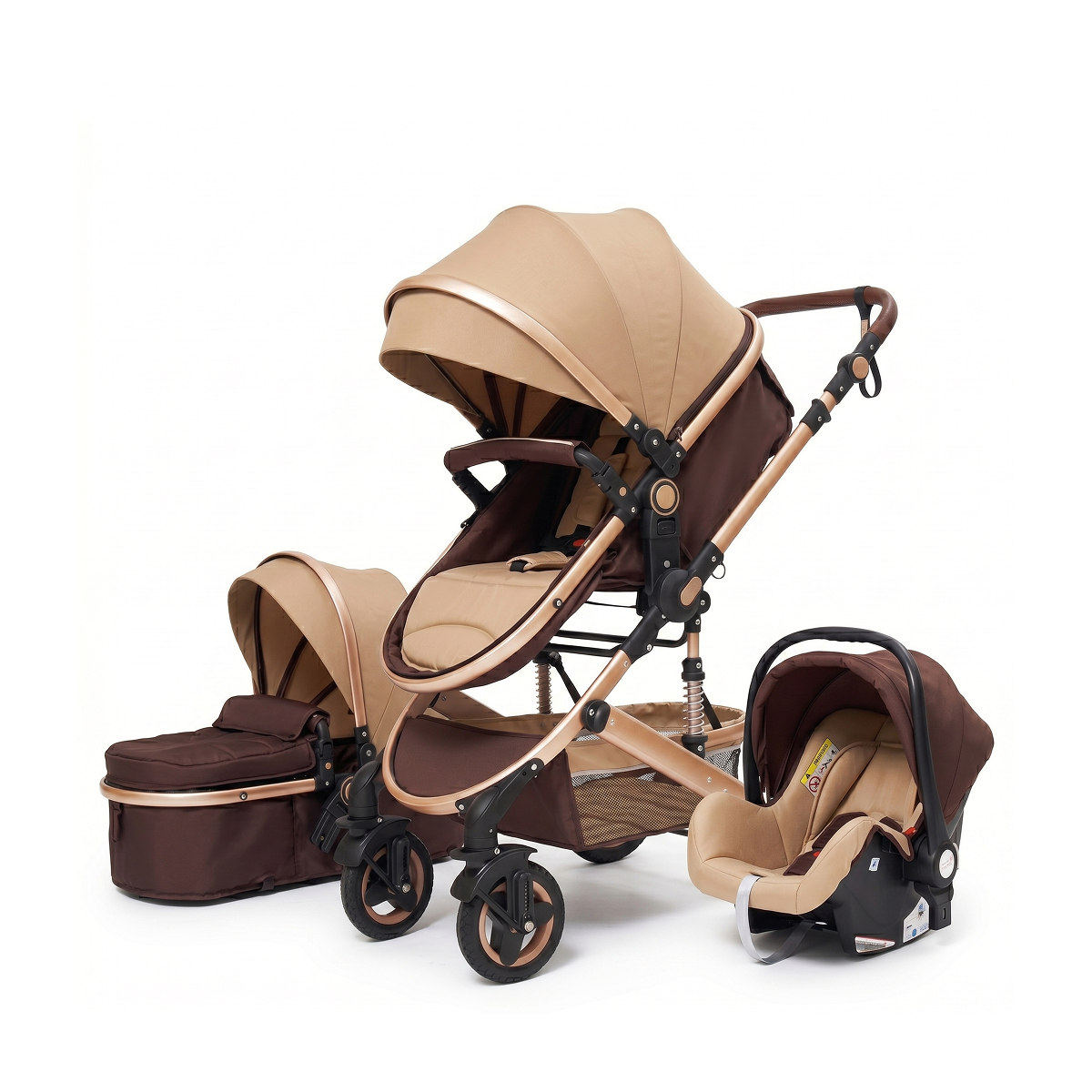 Twinky All-in-1 Kinderwagen Set - Brown