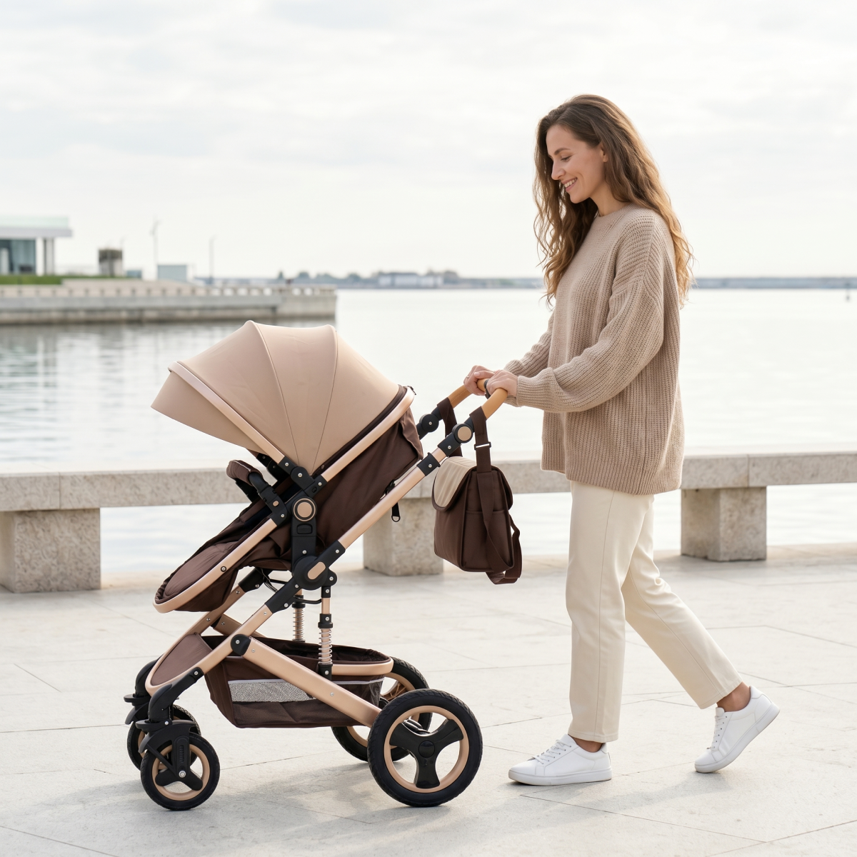 Twinky All-in-1 Kinderwagen Set - Brown