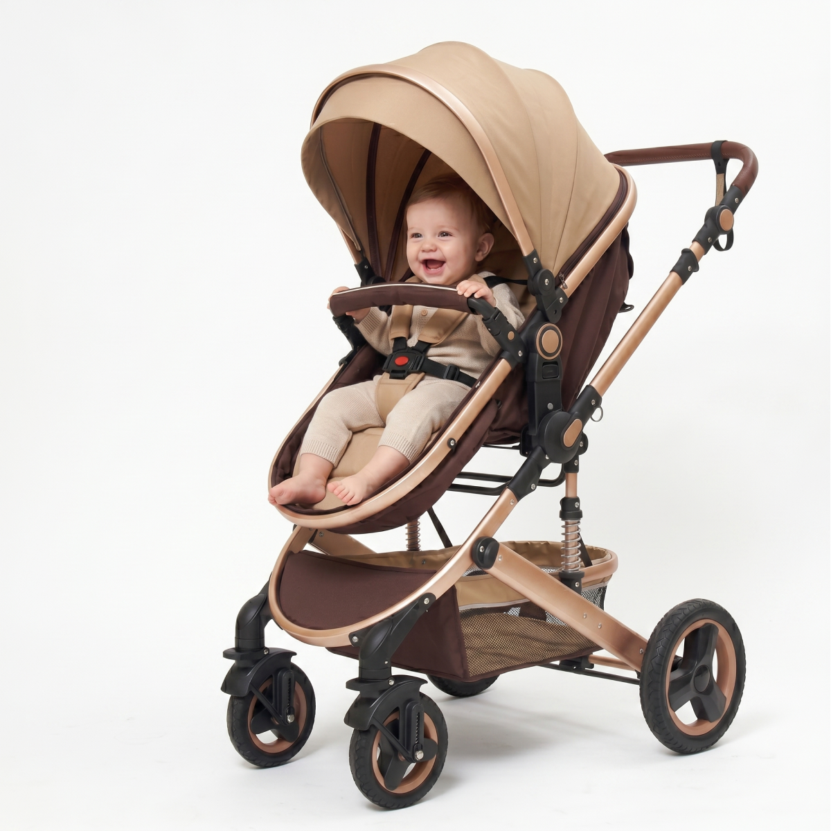 Twinky All-in-1 Kinderwagen Set - Brown