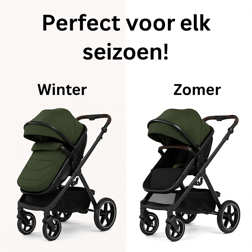 Twinky Poussette 4-en-1 - Vert Armée