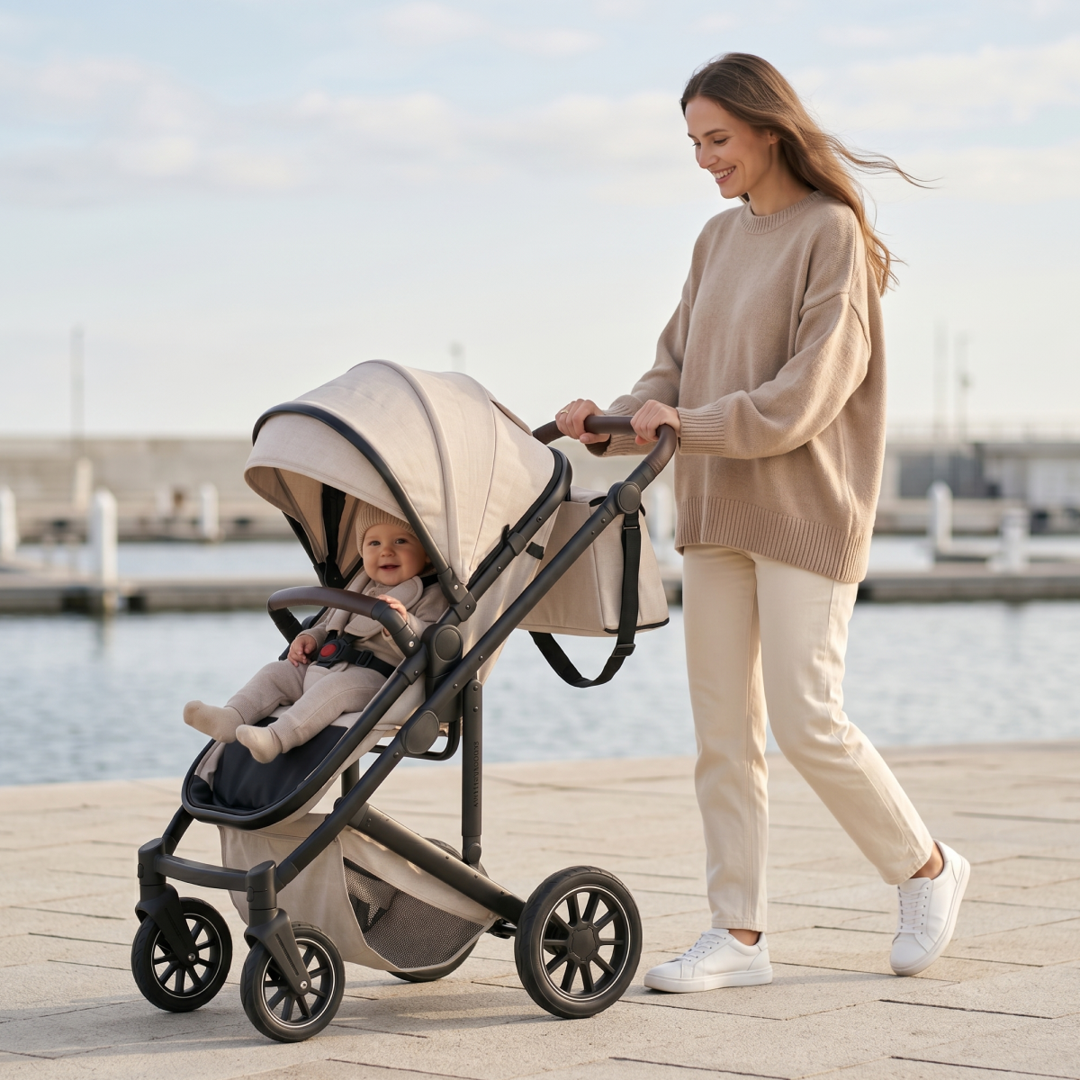 Twinky 4-in-1 Kinderwagen - Beige