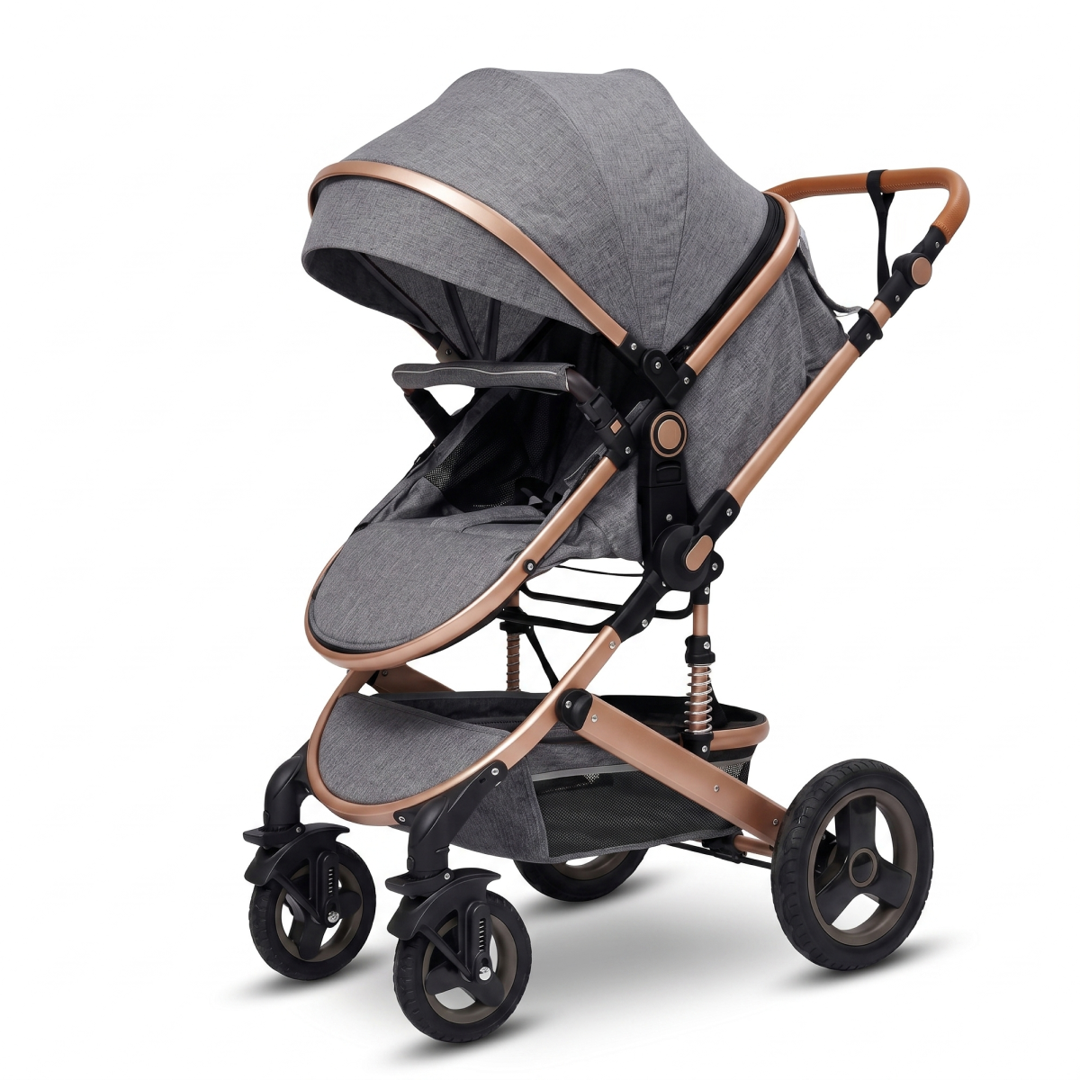 Twinky All-in-1 Stroller Set - Grey Gold