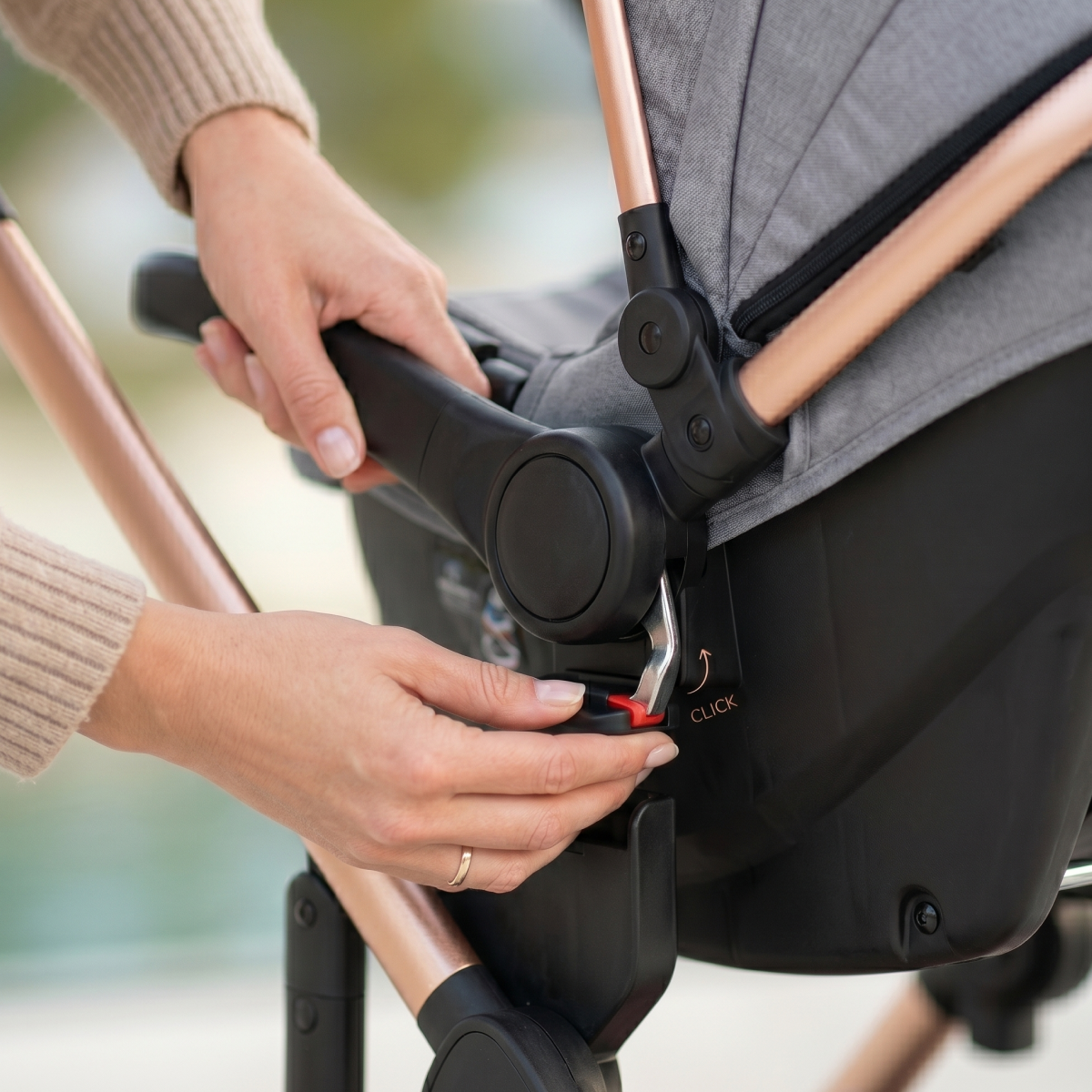 Twinky All-in-1 Stroller Set - Grey Gold
