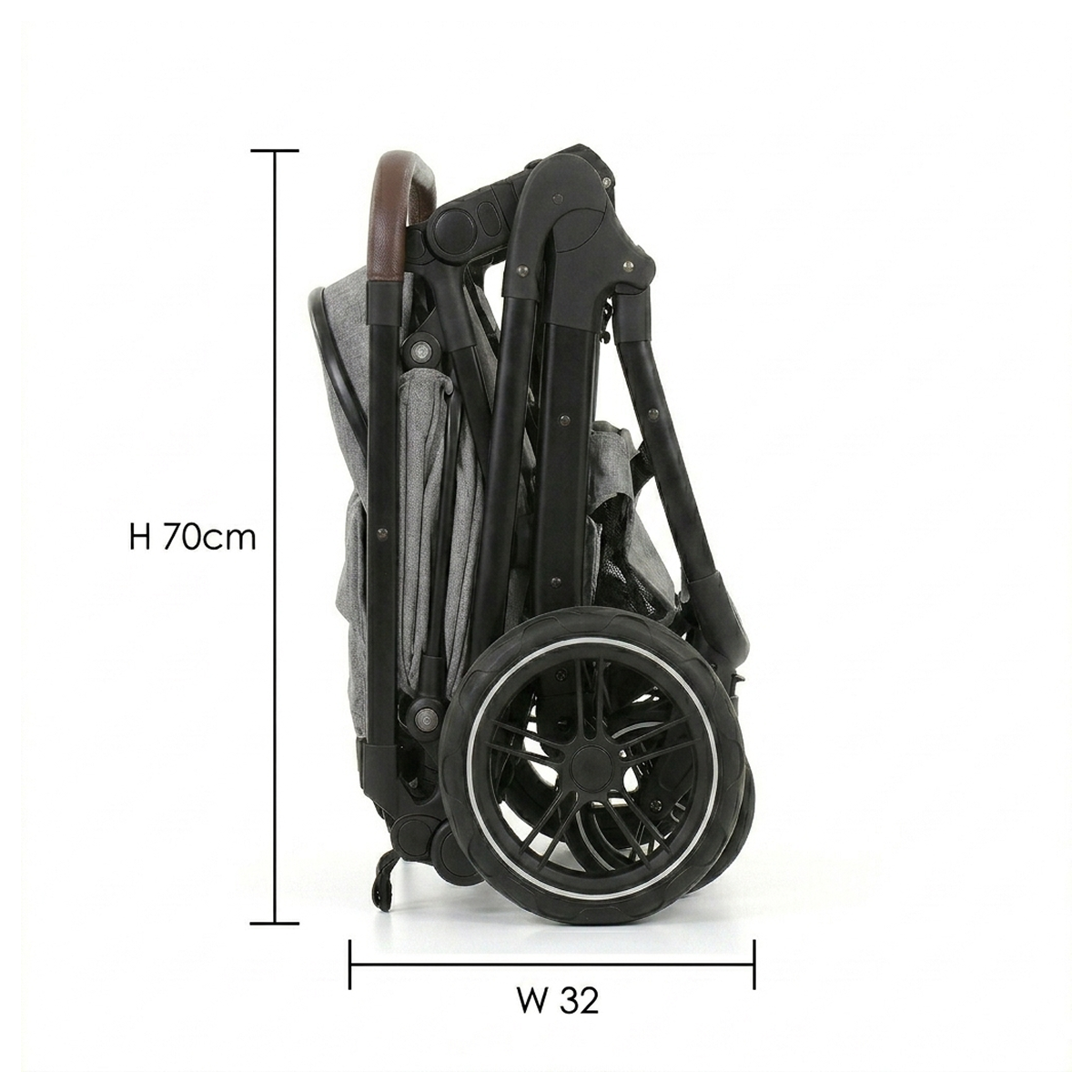 Twinky 4-in-1 Kinderwagen - Dark Grey (Buggy, Autostoel & Reisbedje in 1)