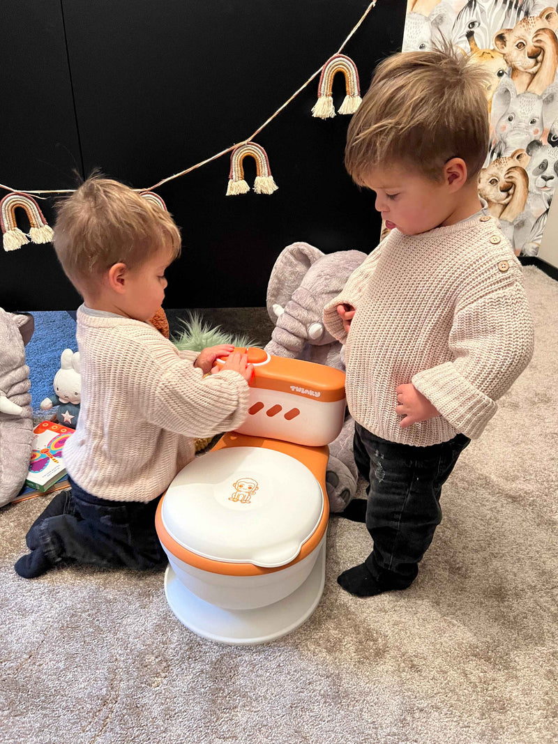 Twinky Plaspotje – Toilettrainer voor Kind, Peuter & Baby - Bruin